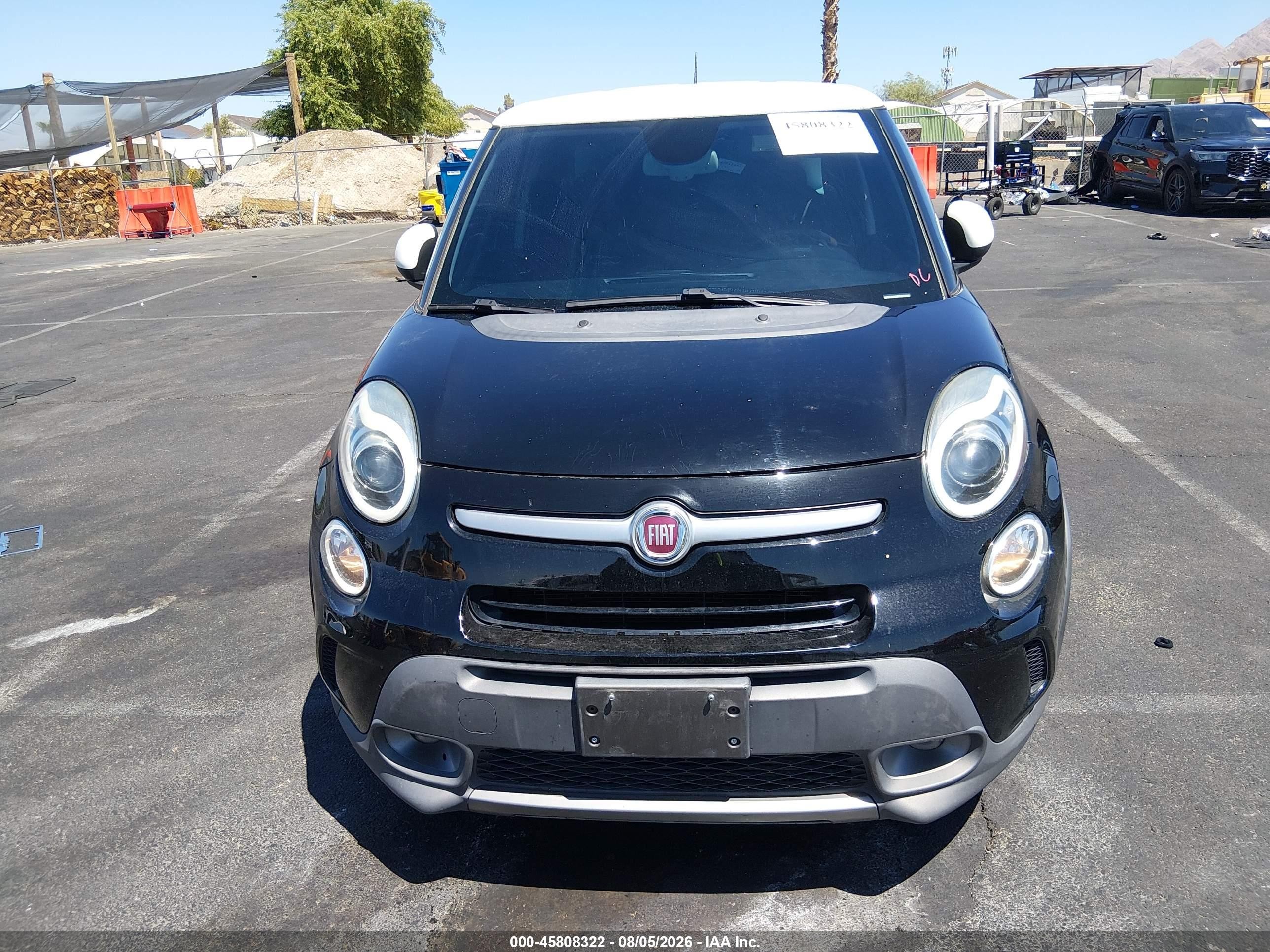 2014 Fiat 500l Trekking Black vin: ZFBCFADH3EZ018838