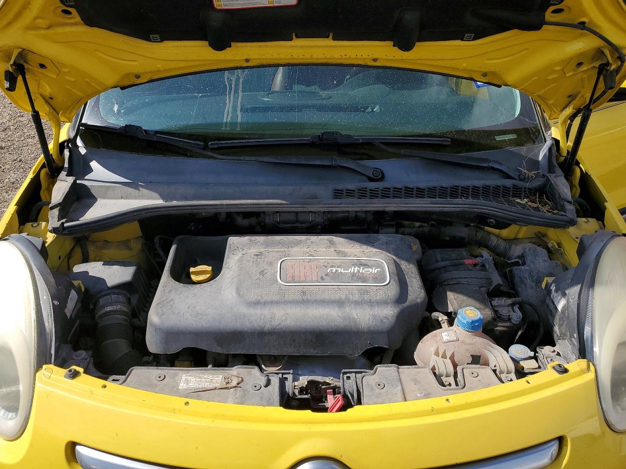 2014 Fiat 500l Trekking Yellow vin: ZFBCFADH4EZ021554