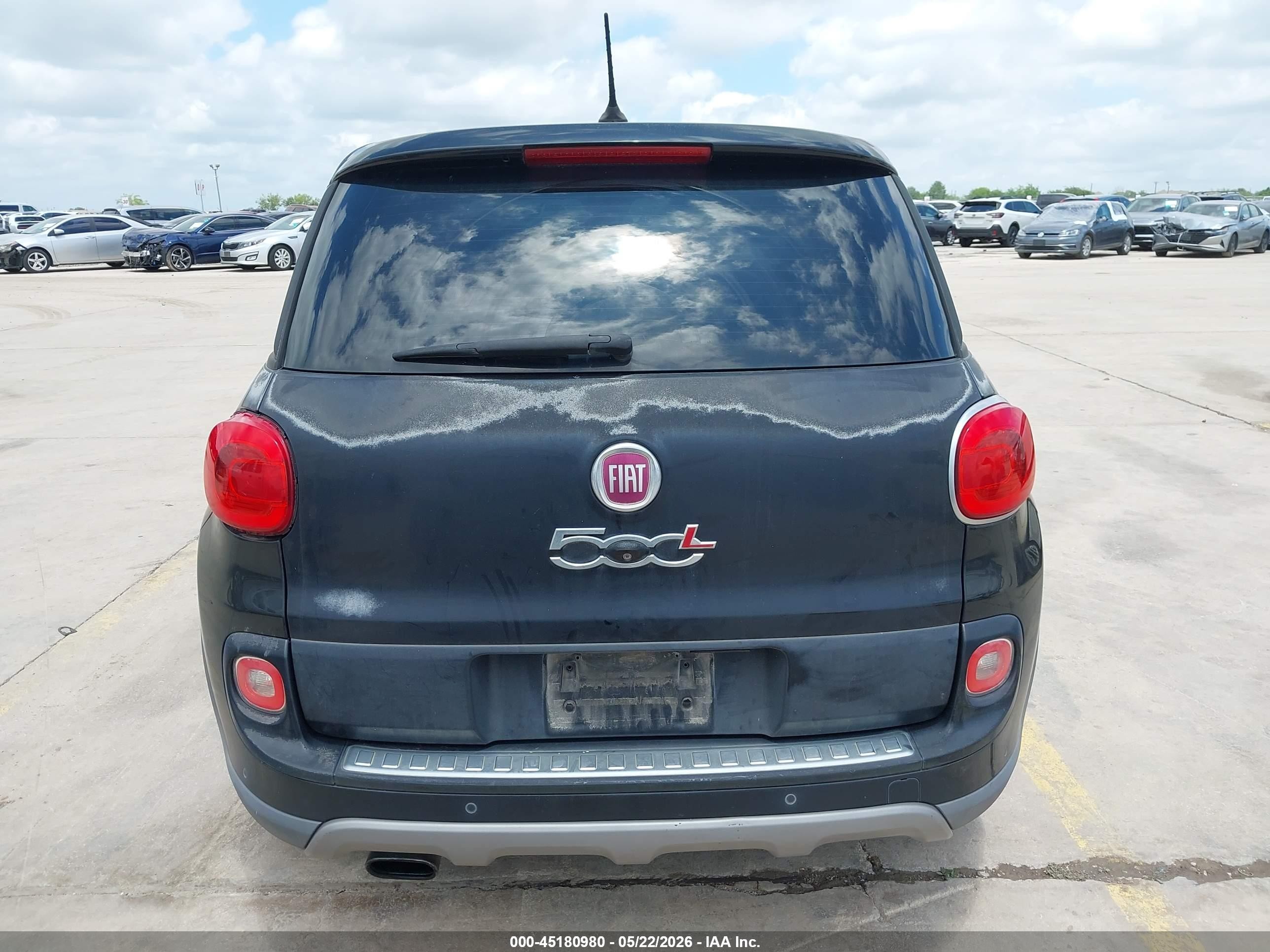2014 Fiat 500l Trekking Черный vin: ZFBCFADH5EZ012068
