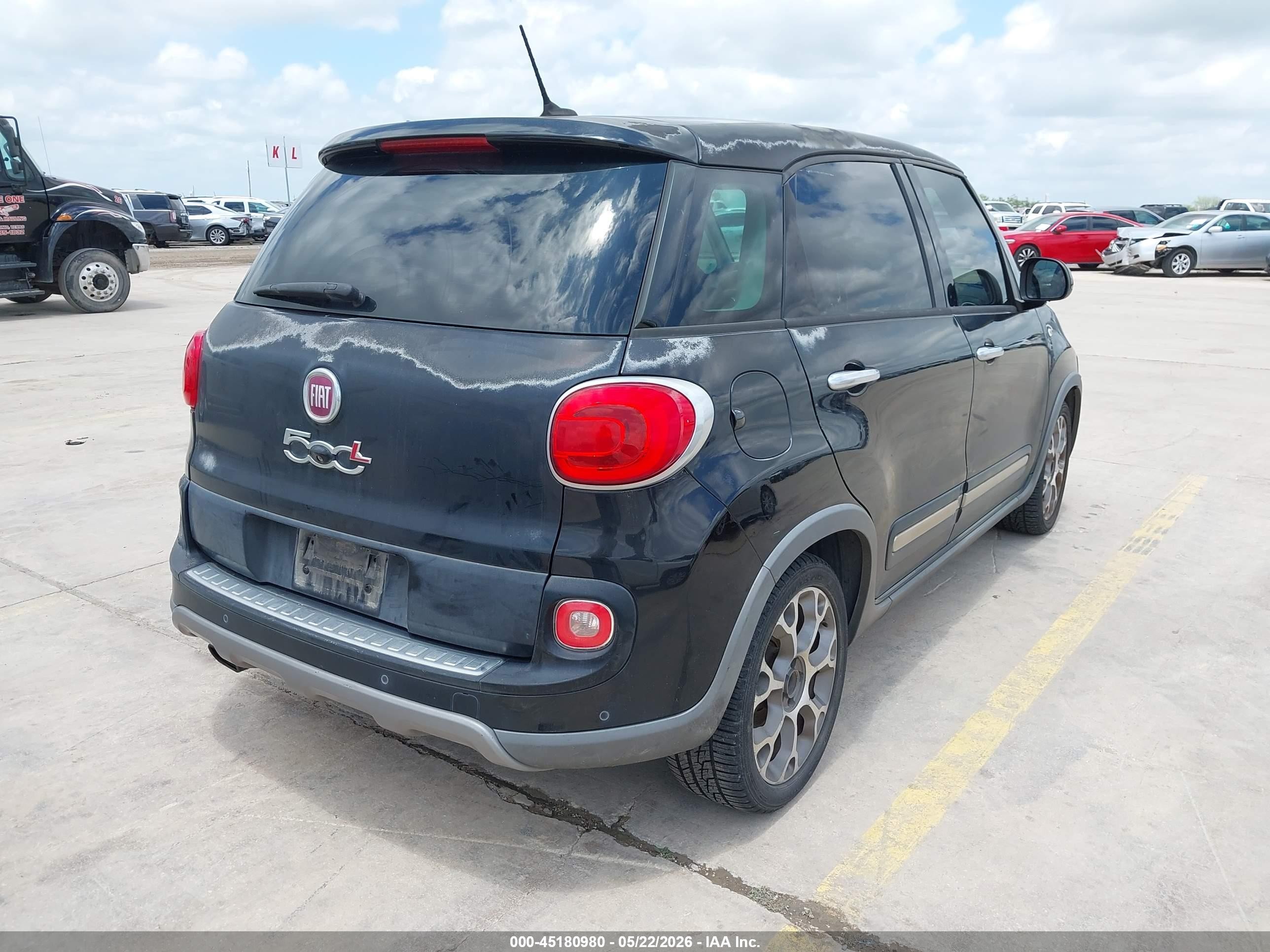2014 Fiat 500l Trekking Черный vin: ZFBCFADH5EZ012068