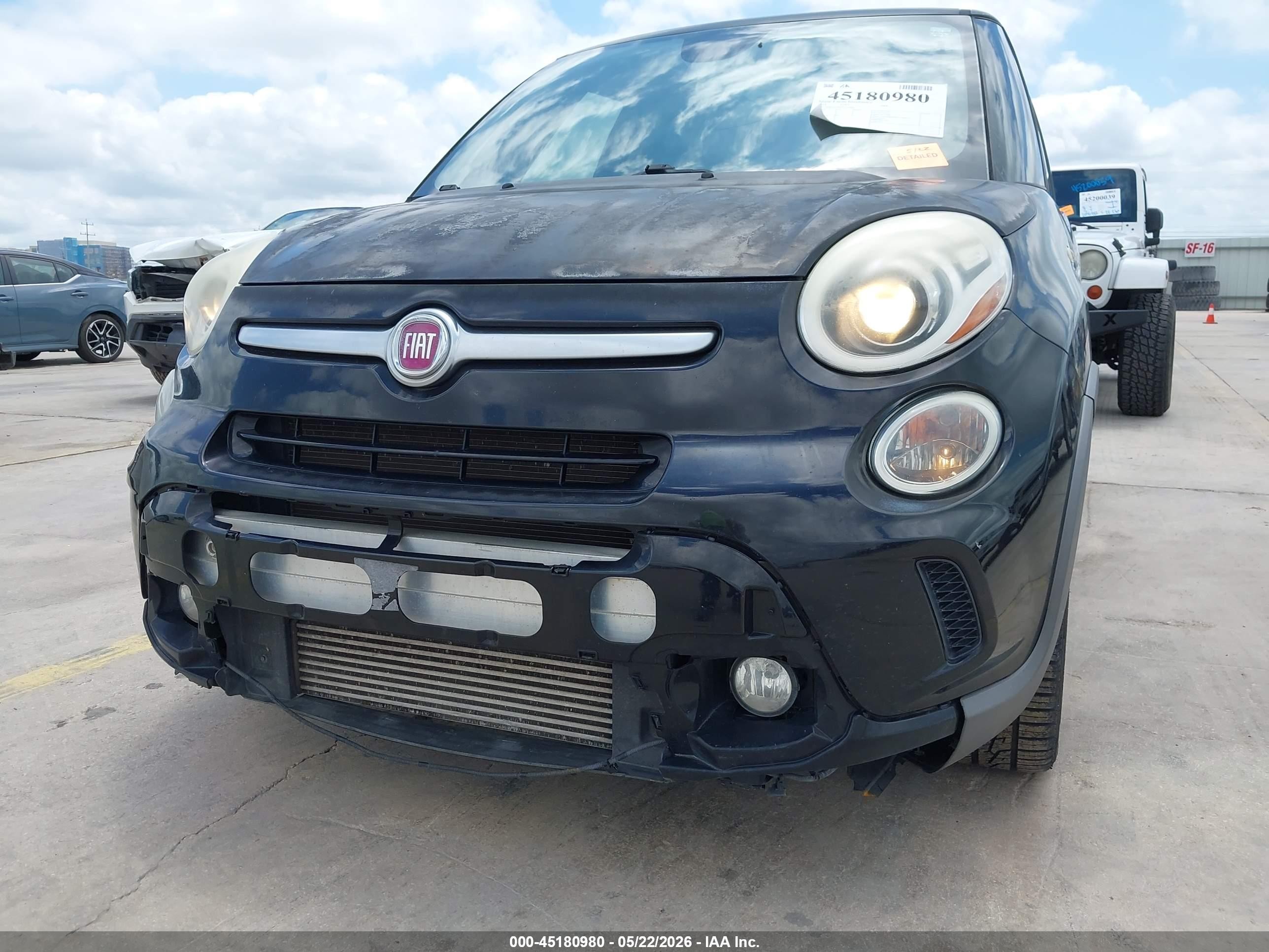 2014 Fiat 500l Trekking Черный vin: ZFBCFADH5EZ012068
