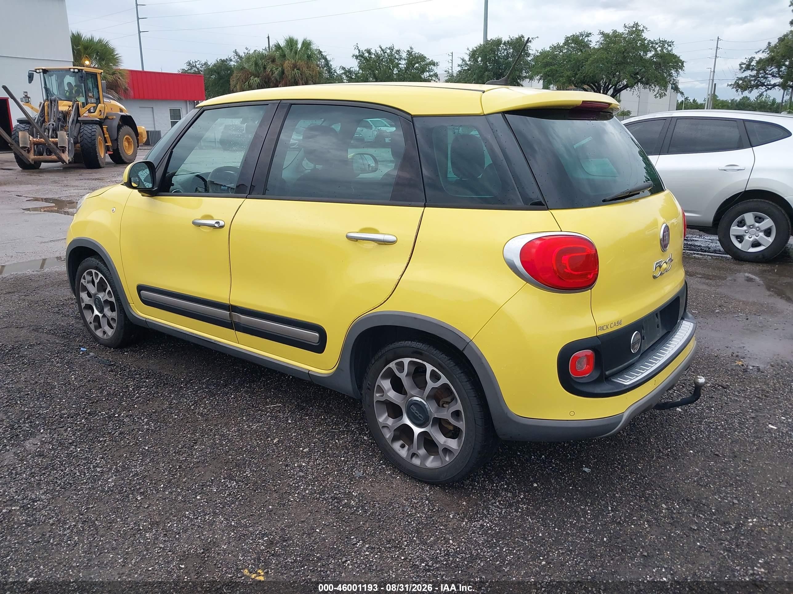 2014 Fiat 500l Trekking Yellow vin: ZFBCFADH5EZ023491