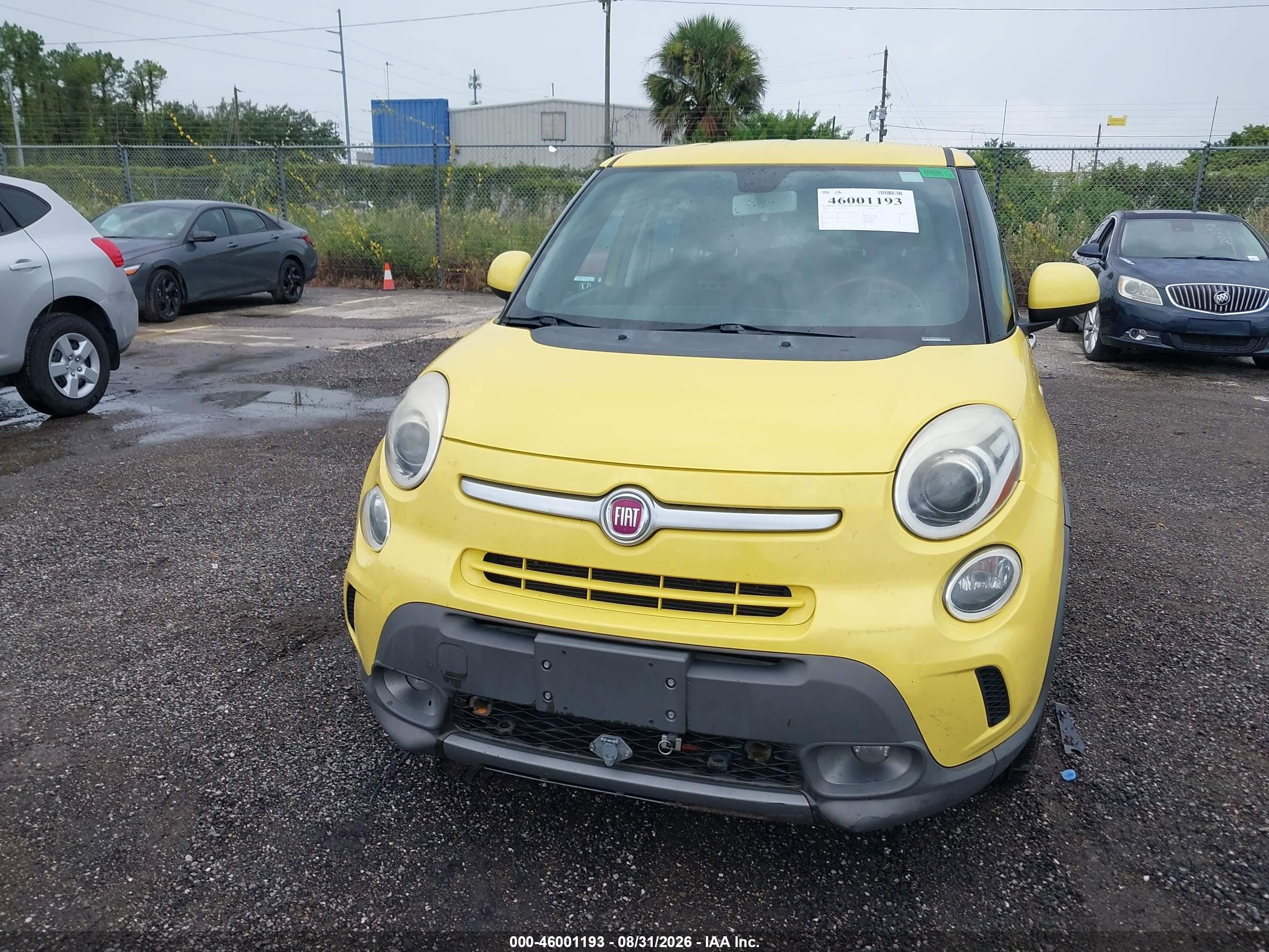 2014 Fiat 500l Trekking Yellow vin: ZFBCFADH5EZ023491
