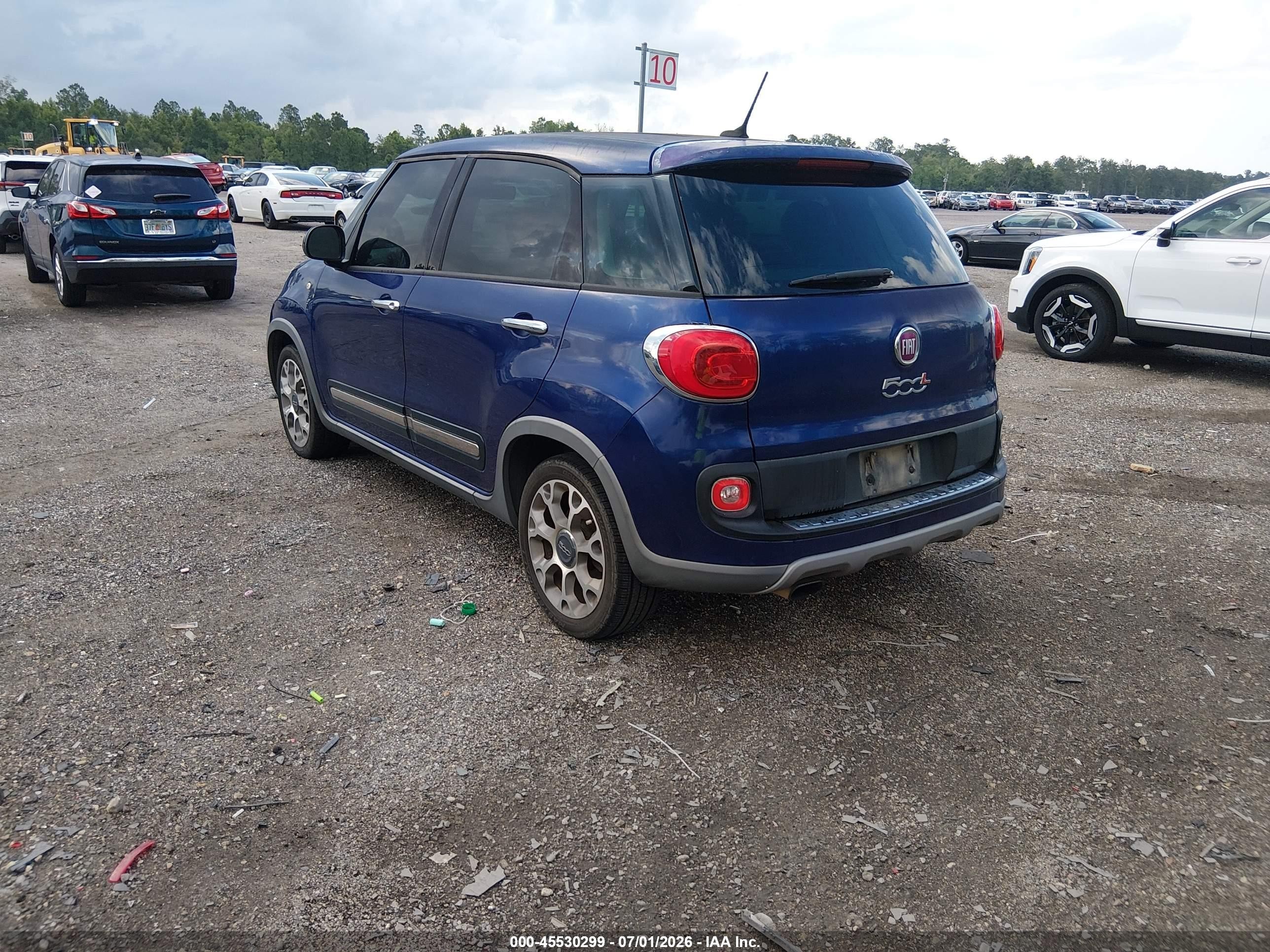 2015 Fiat 500l Trekking Blue vin: ZFBCFADH5FZ031351