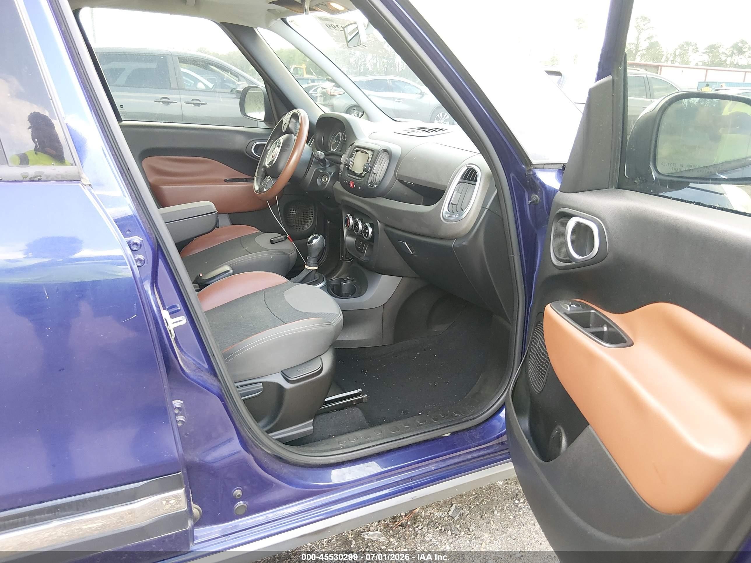 2015 Fiat 500l Trekking Blue vin: ZFBCFADH5FZ031351