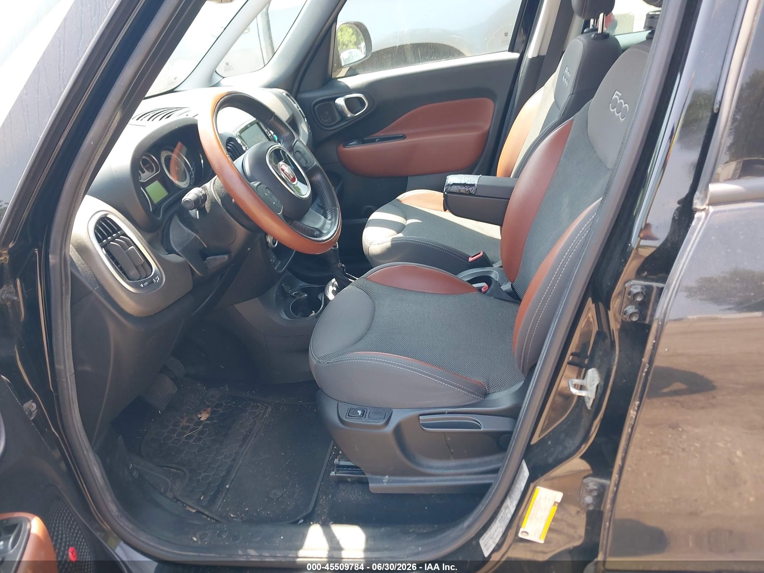 2014 Fiat 500l Trekking Black vin: ZFBCFADH7EZ006921