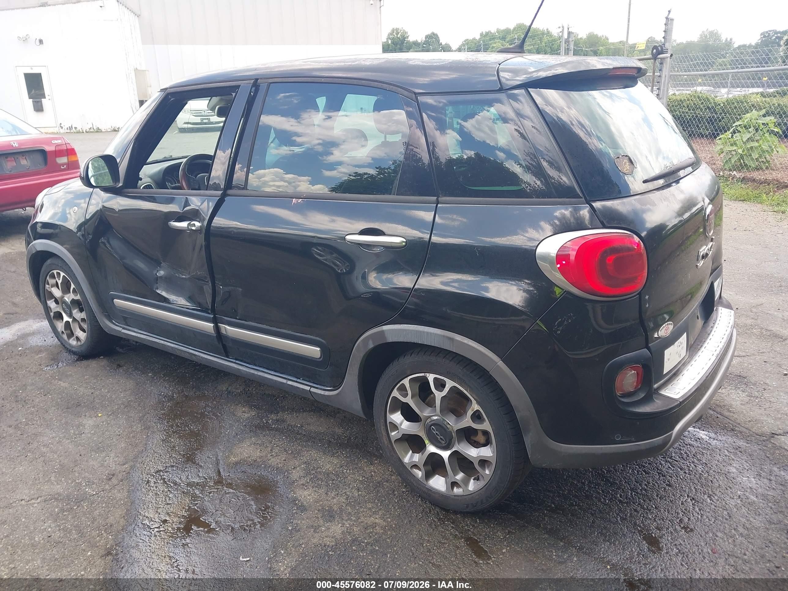 2014 Fiat 500l Trekking Black vin: ZFBCFADH7EZ009544