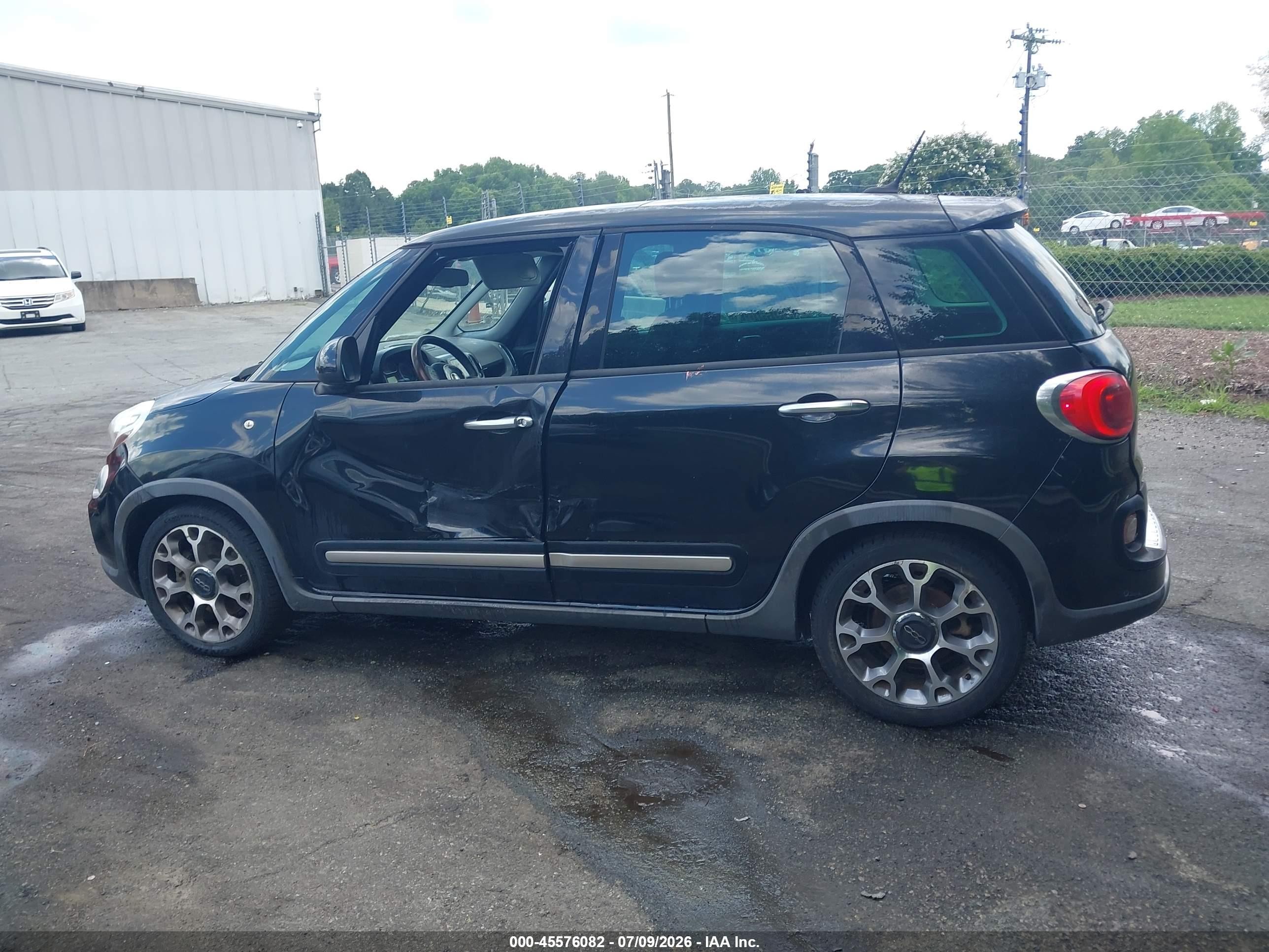 2014 Fiat 500l Trekking Black vin: ZFBCFADH7EZ009544
