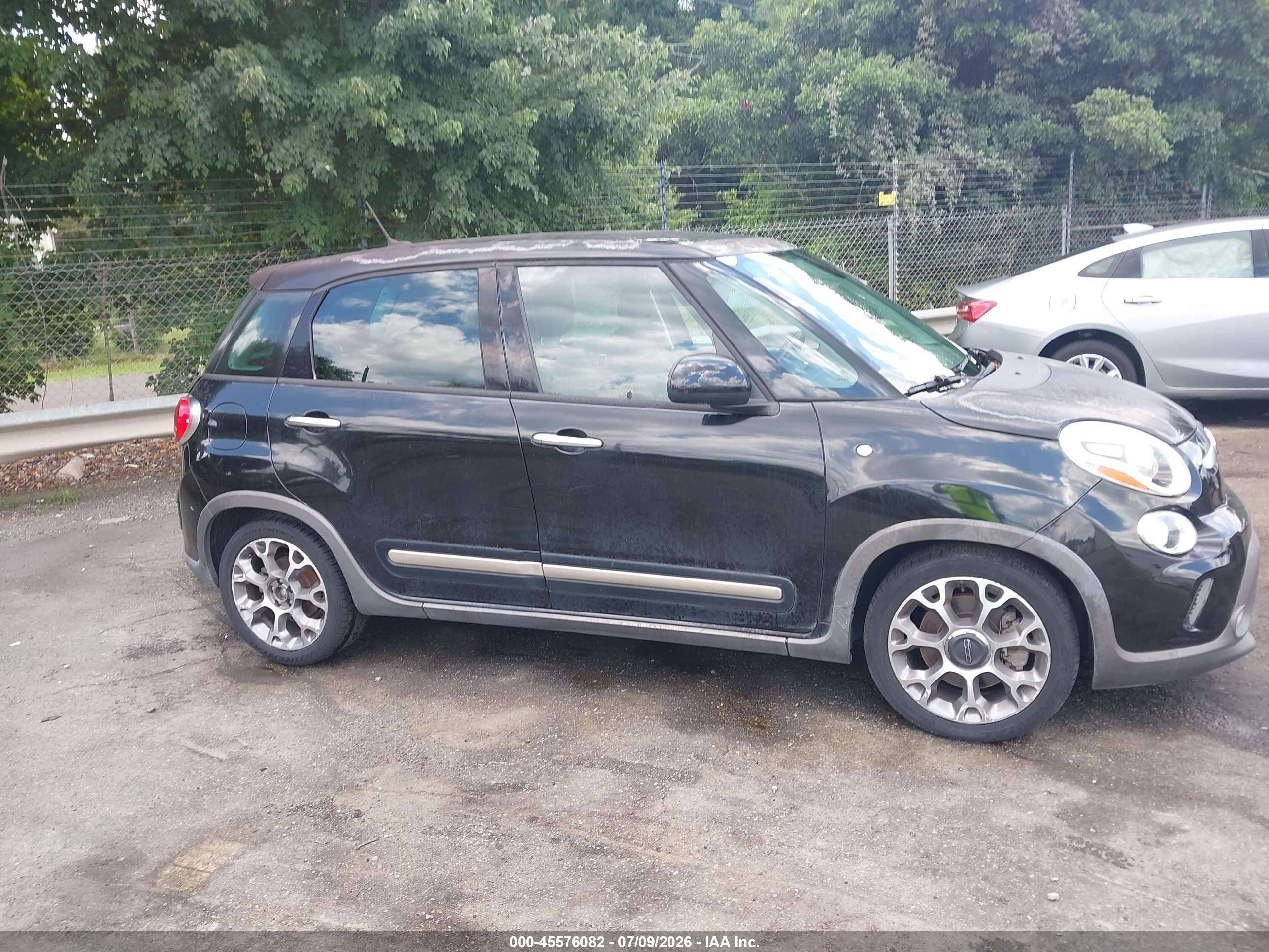 2014 Fiat 500l Trekking Black vin: ZFBCFADH7EZ009544