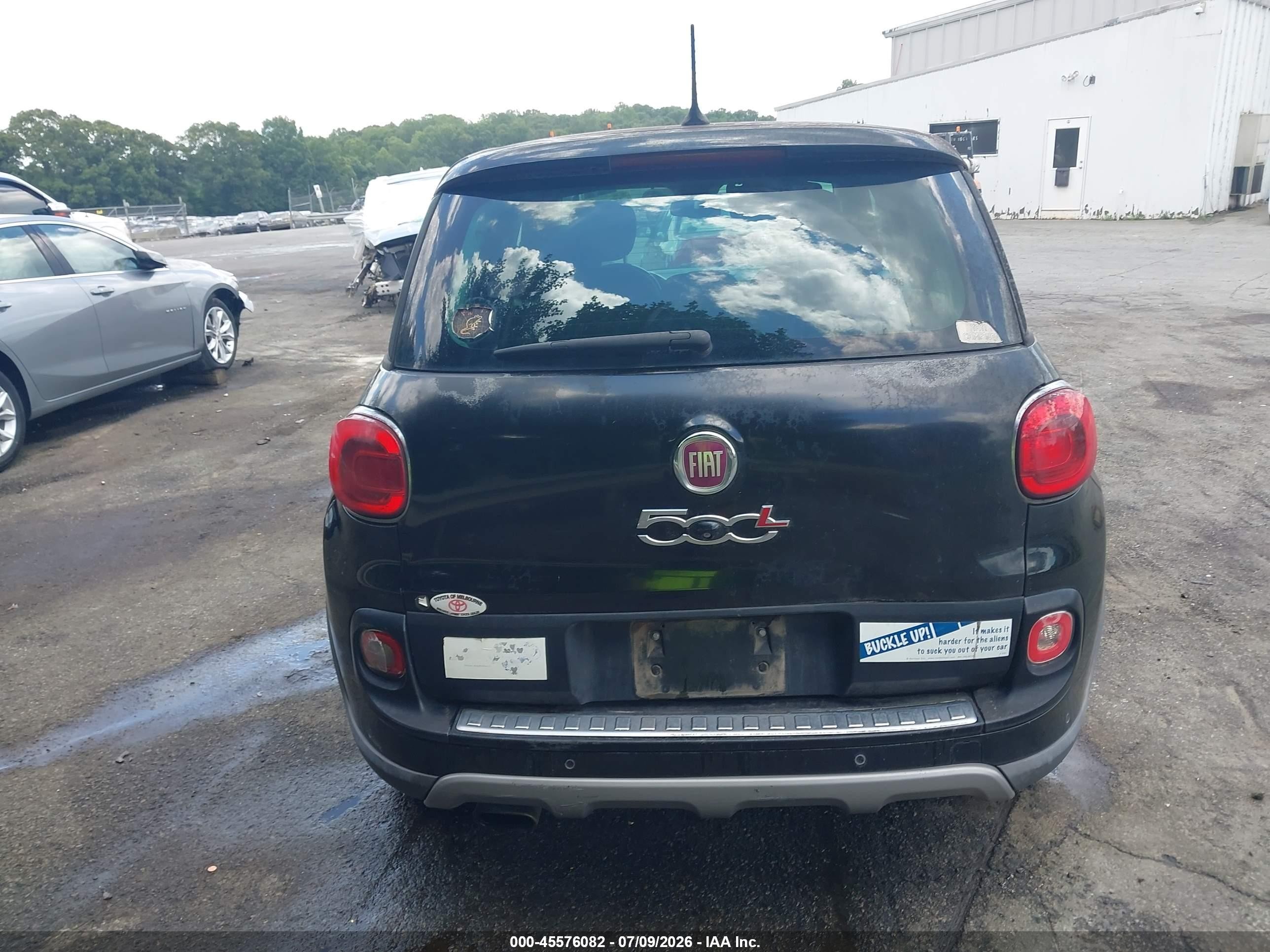 2014 Fiat 500l Trekking Black vin: ZFBCFADH7EZ009544