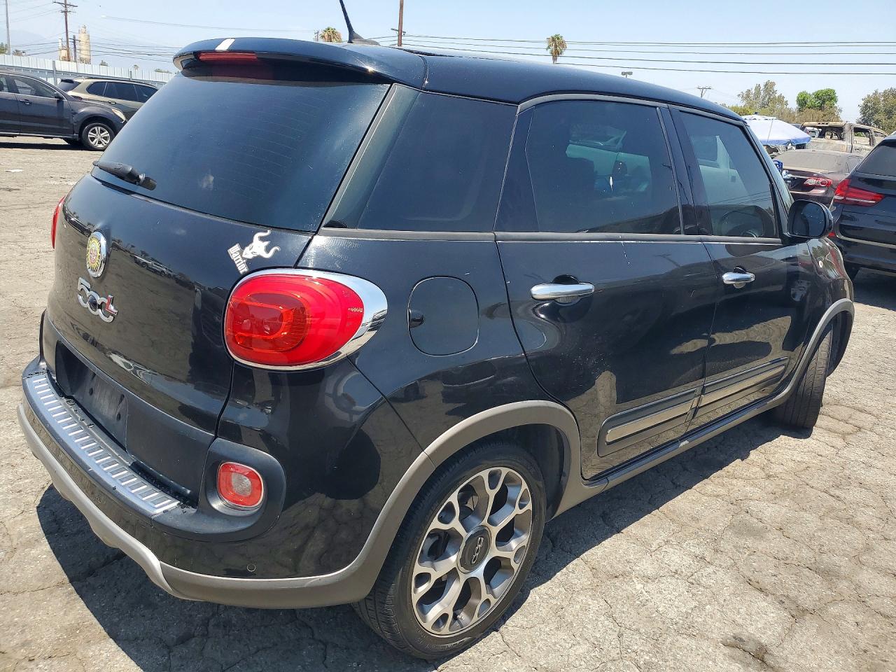 2014 Fiat 500l Trekking Black vin: ZFBCFADH8EZ005857