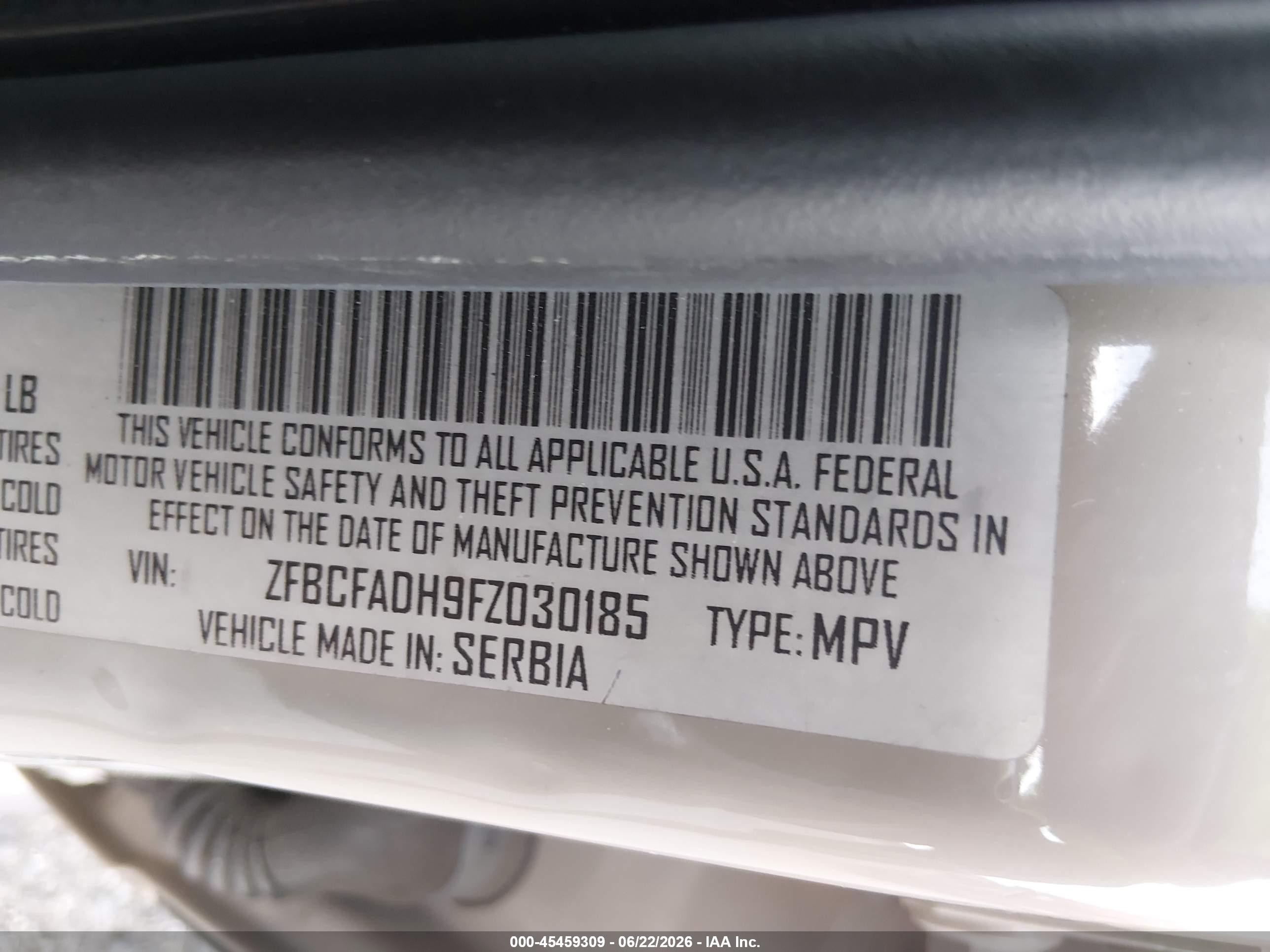 2015 Fiat 500l Trekking Beige vin: ZFBCFADH9FZ030185