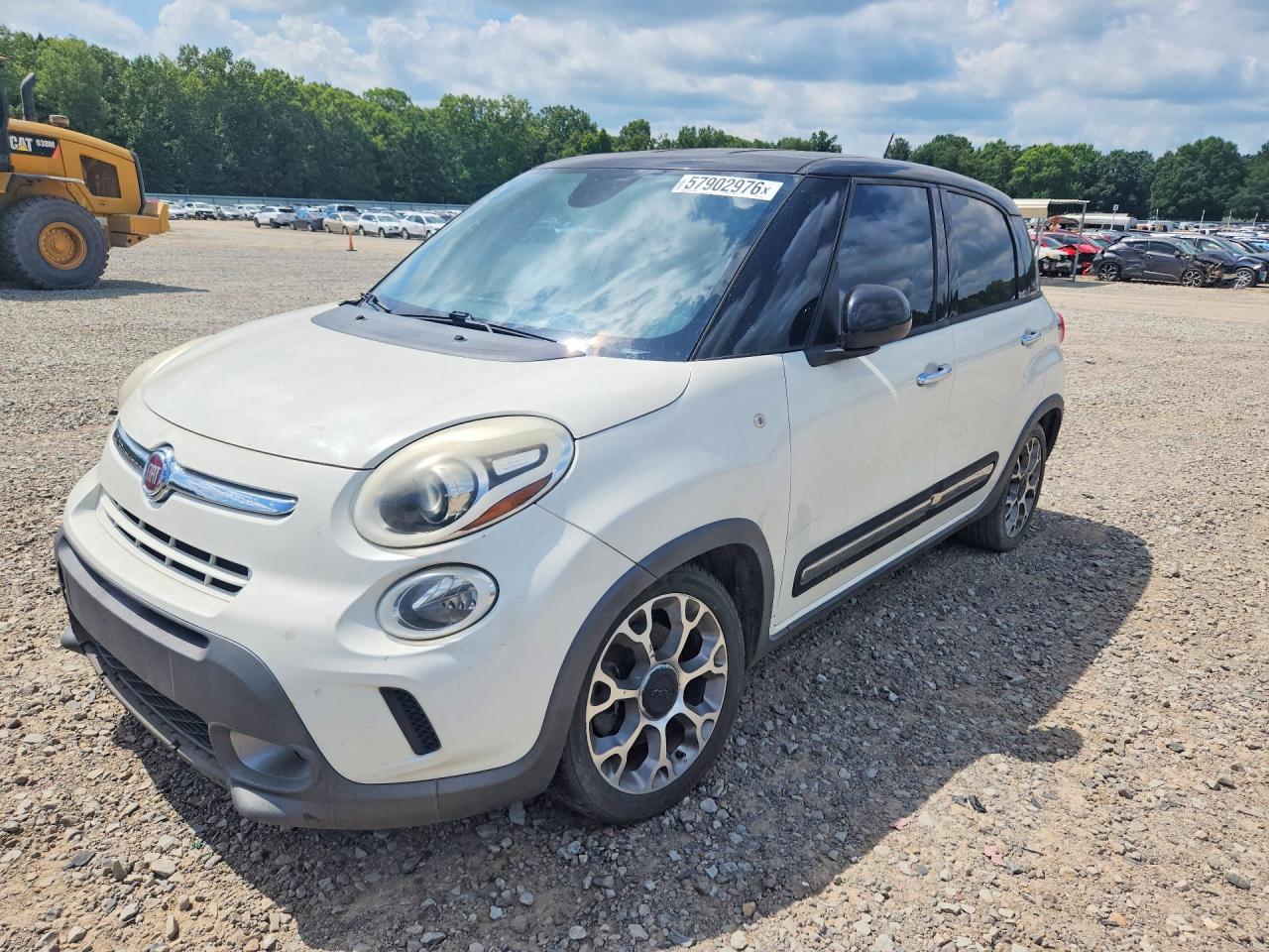 2015 Fiat 500l Trekking White vin: ZFBCFADH9FZ031174