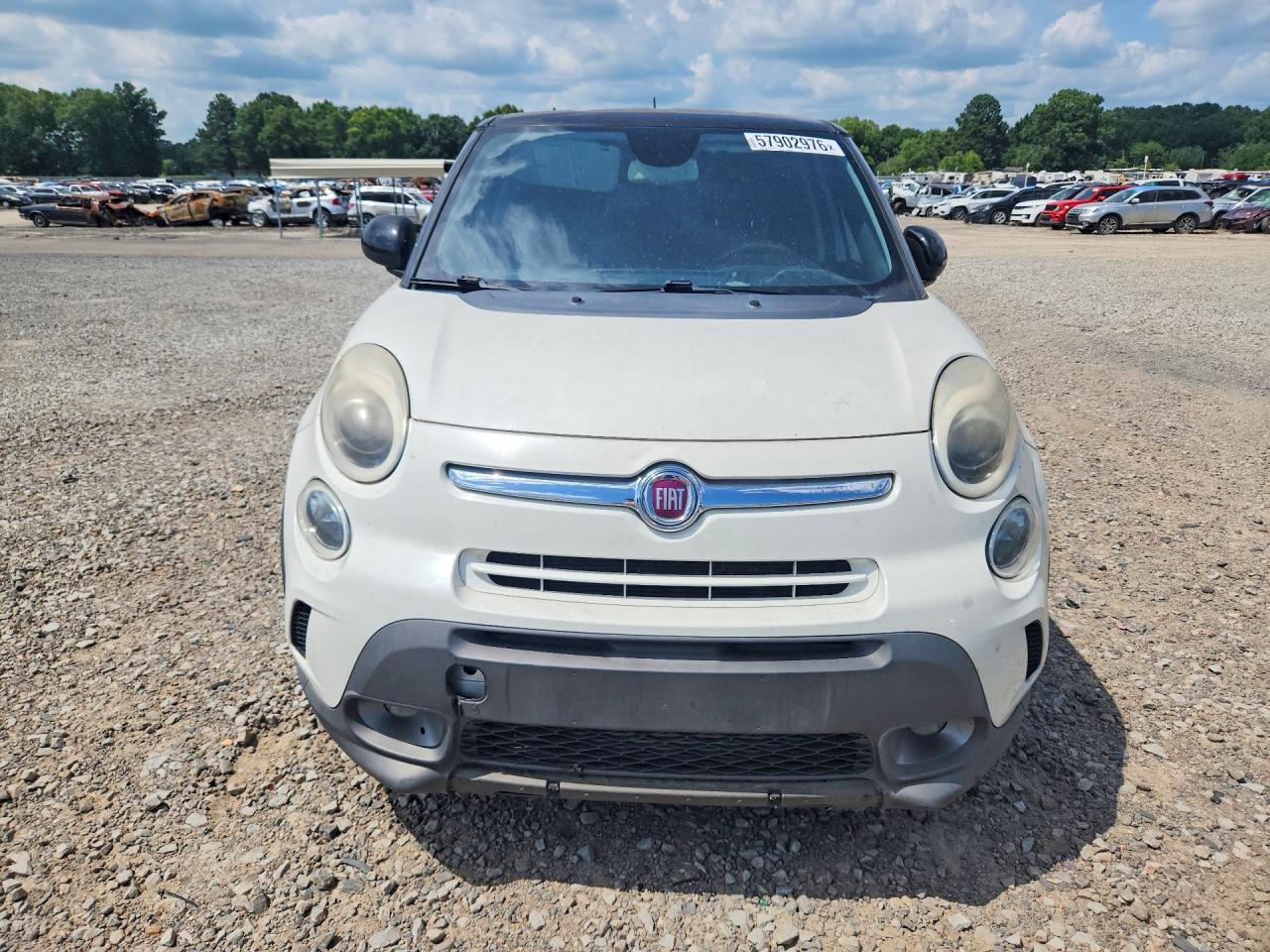 2015 Fiat 500l Trekking White vin: ZFBCFADH9FZ031174
