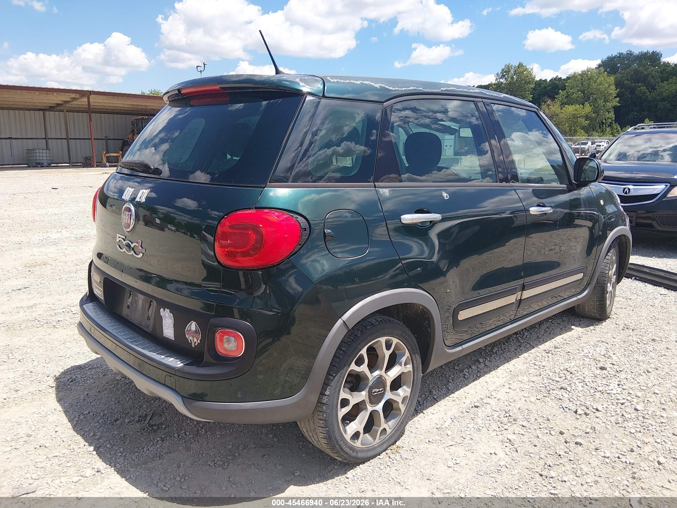2014 Fiat 500l Trekking Green vin: ZFBCFADHXEZ020165