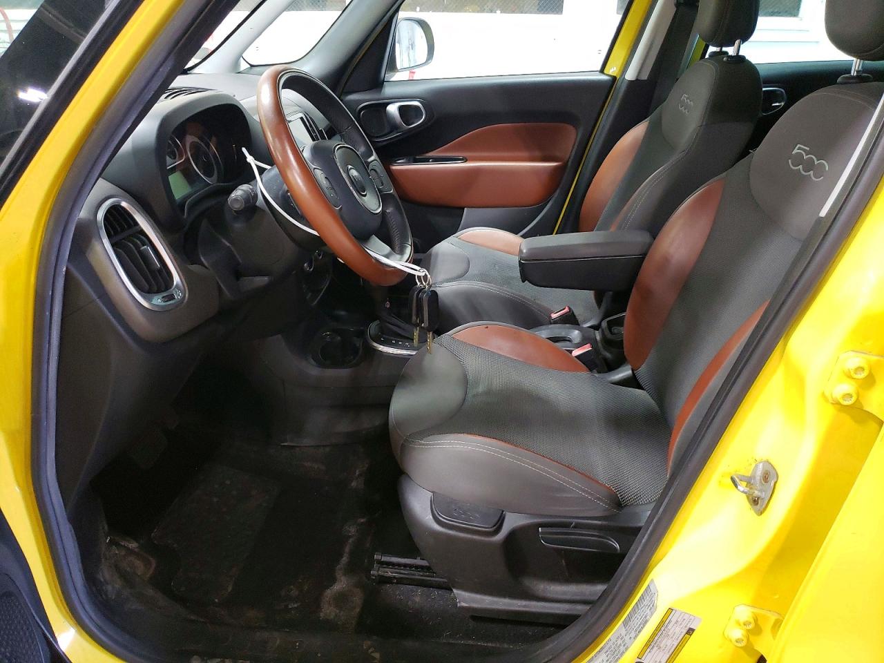 2014 Fiat 500l Trekking Yellow vin: ZFBCFADHXEZ023602