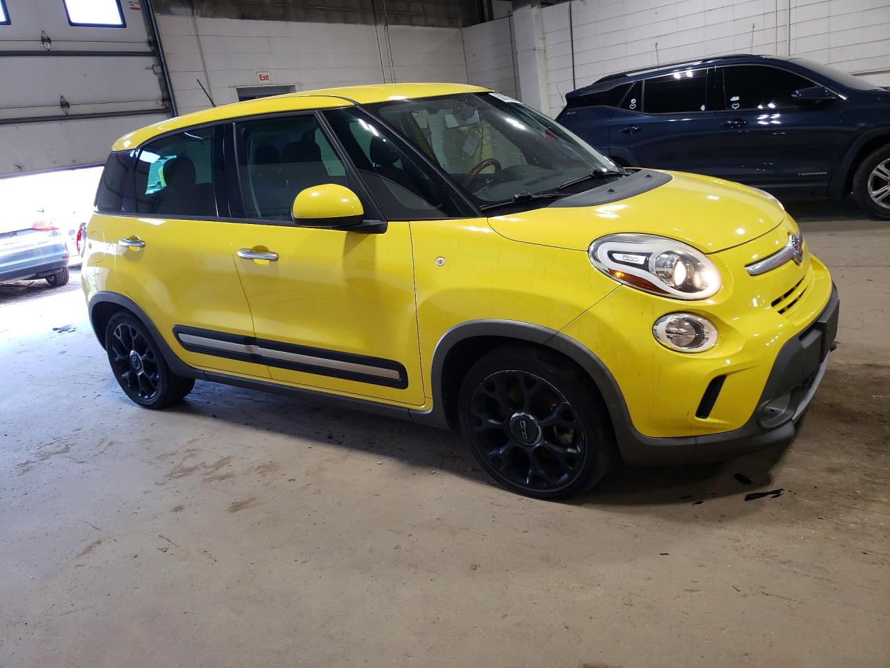 2014 Fiat 500l Trekking Yellow vin: ZFBCFADHXEZ023602