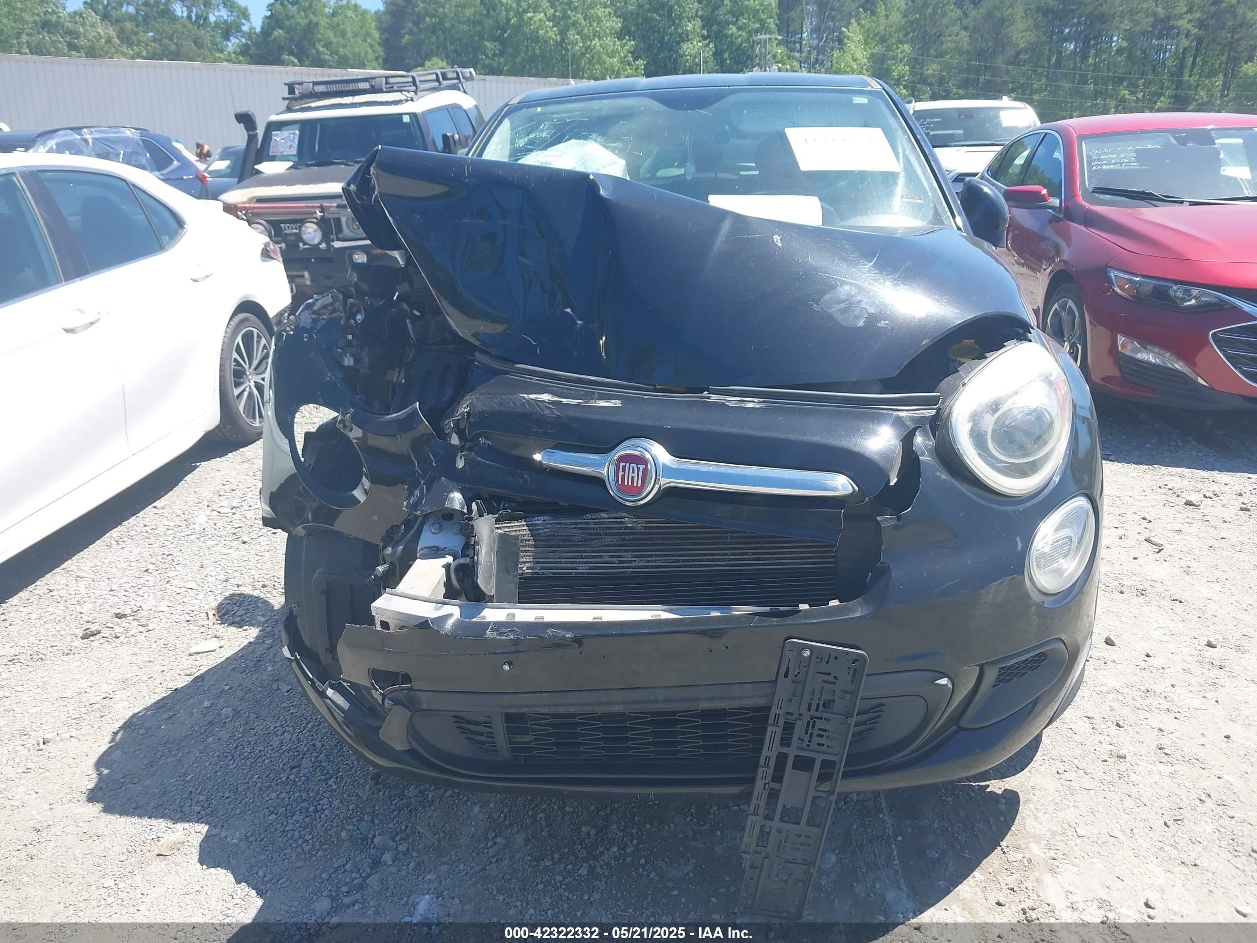 2016 Fiat 500x Easy Черный vin: ZFBCFXBT2GP347927