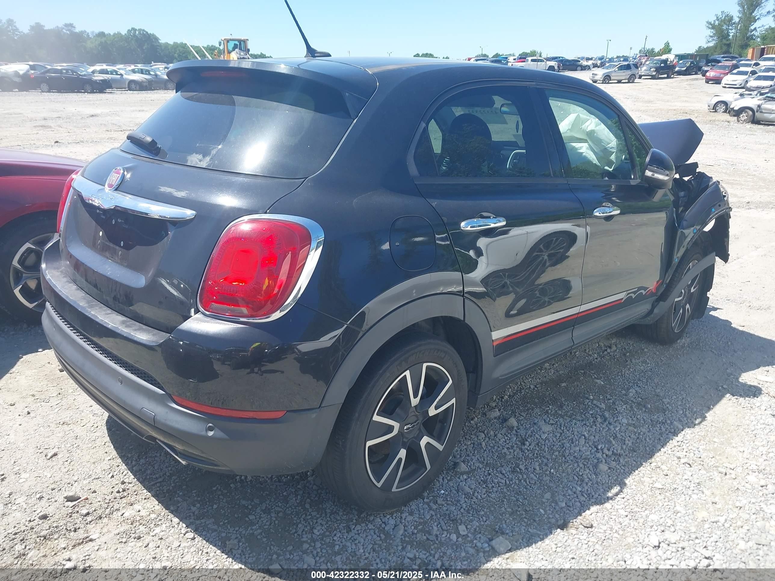 2016 Fiat 500x Easy Черный vin: ZFBCFXBT2GP347927