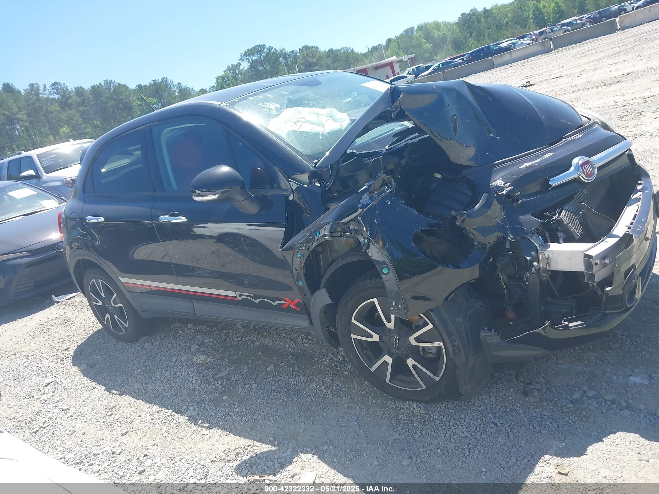 2016 Fiat 500x Easy Черный vin: ZFBCFXBT2GP347927
