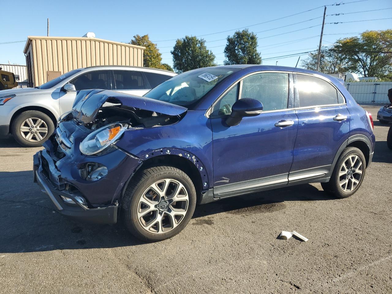 2017 Fiat 500x Trekking Blue vin: ZFBCFXCB8HP633255
