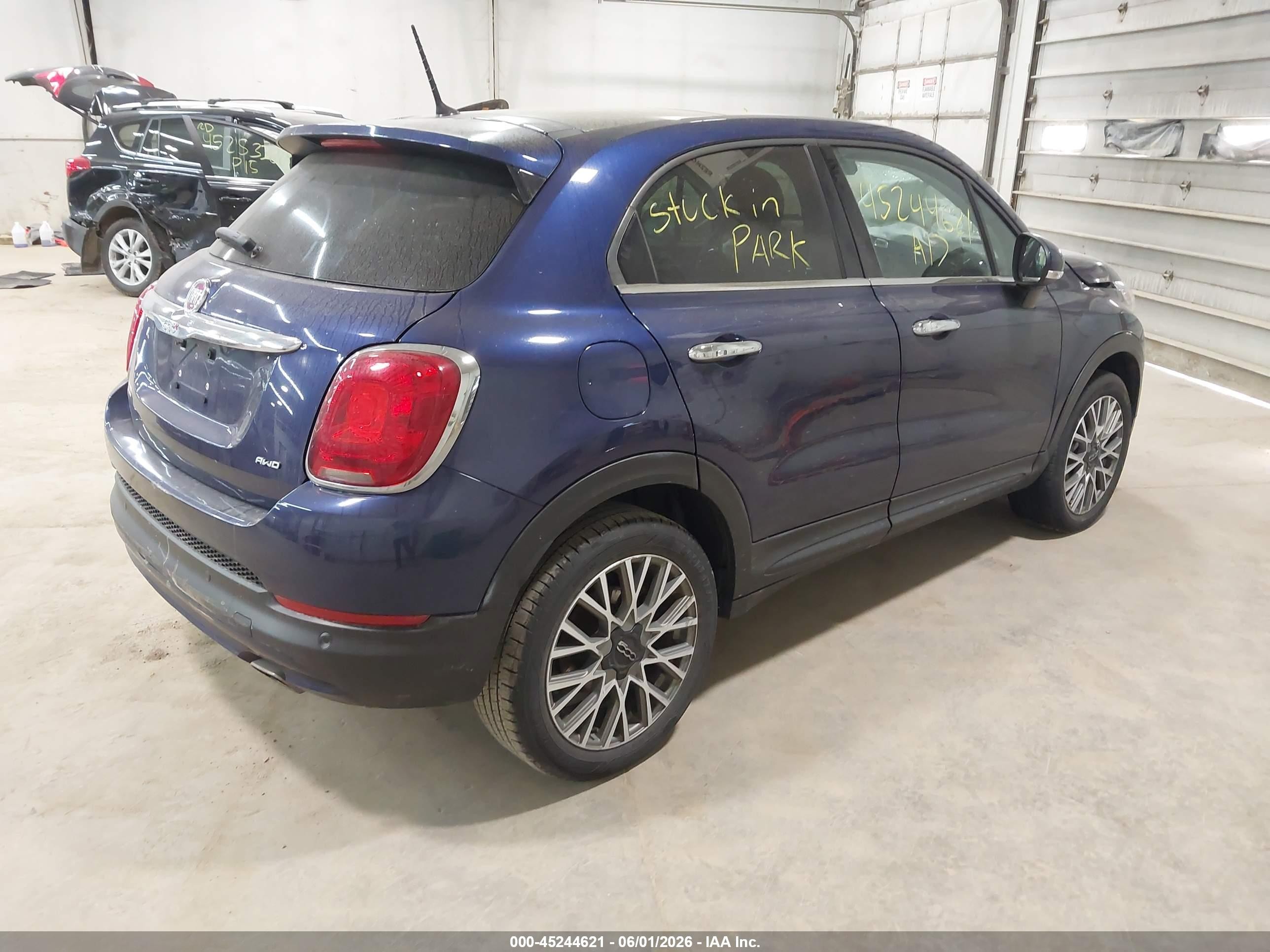 2017 Fiat 500x Lounge Awd Purple vin: ZFBCFYDBXHP602898