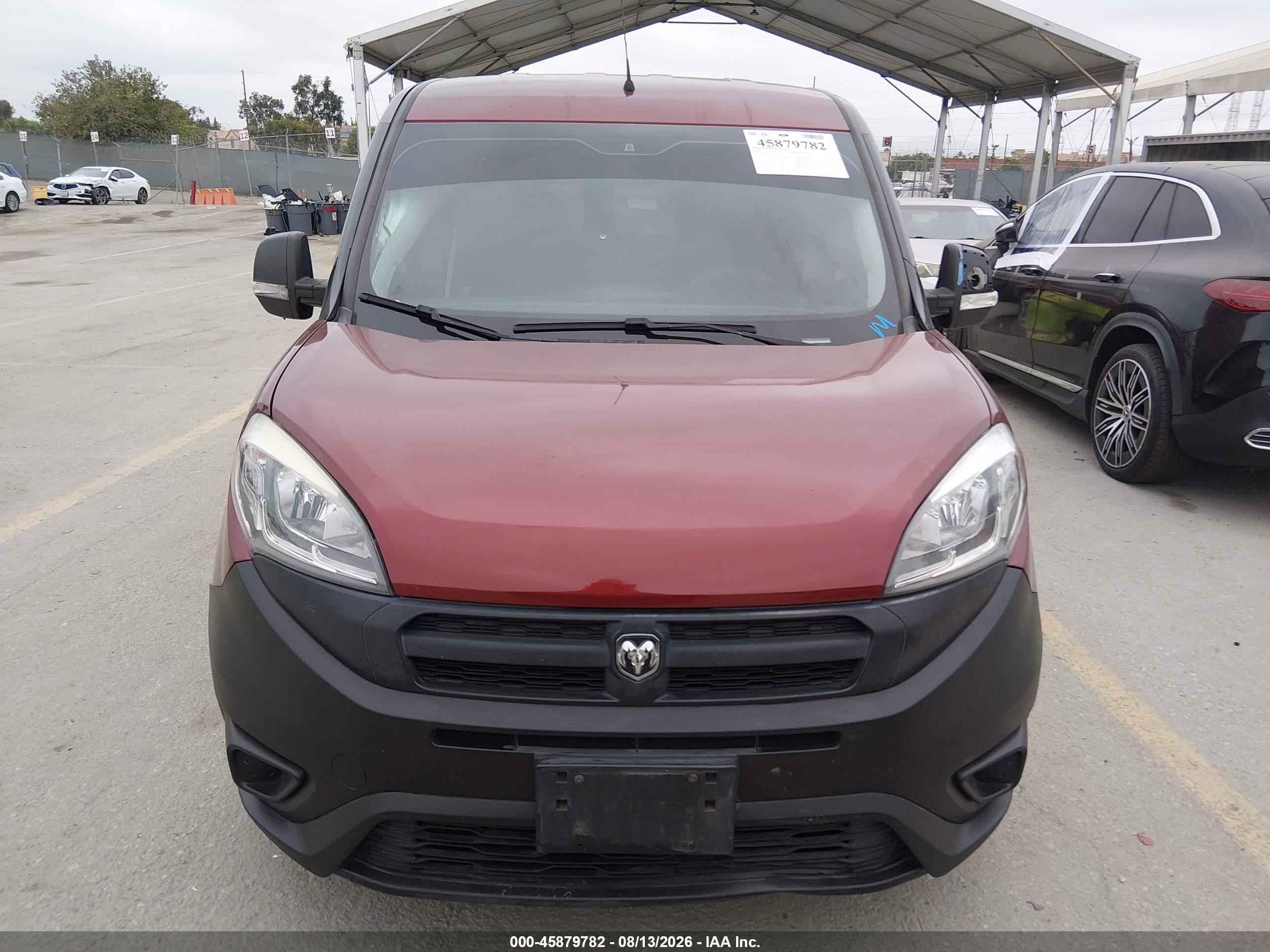 2018 Ram Promaster City Tradesman Бордовый vin: ZFBERFAB0J6J77258