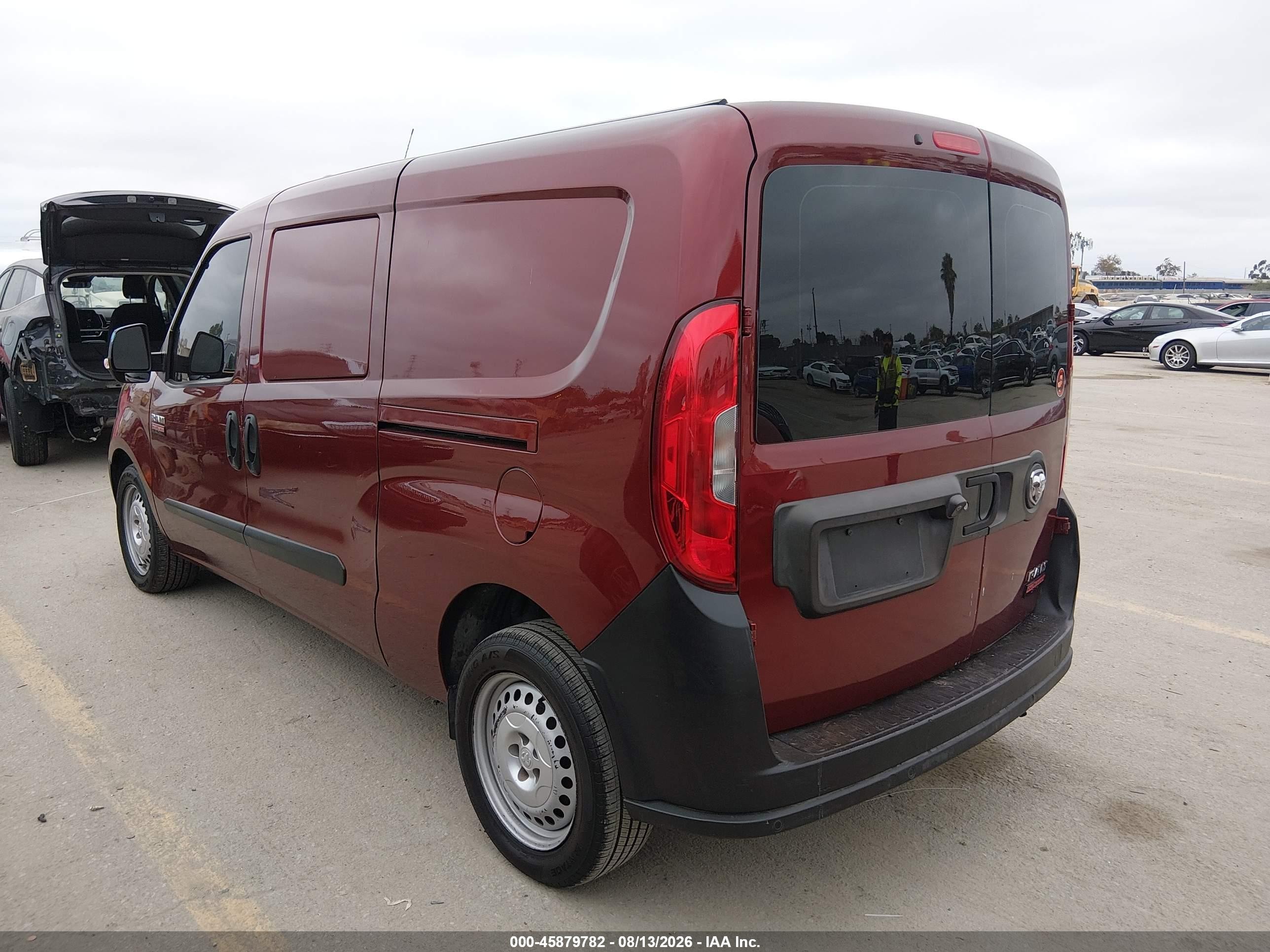 2018 Ram Promaster City Tradesman Бордовый vin: ZFBERFAB0J6J77258