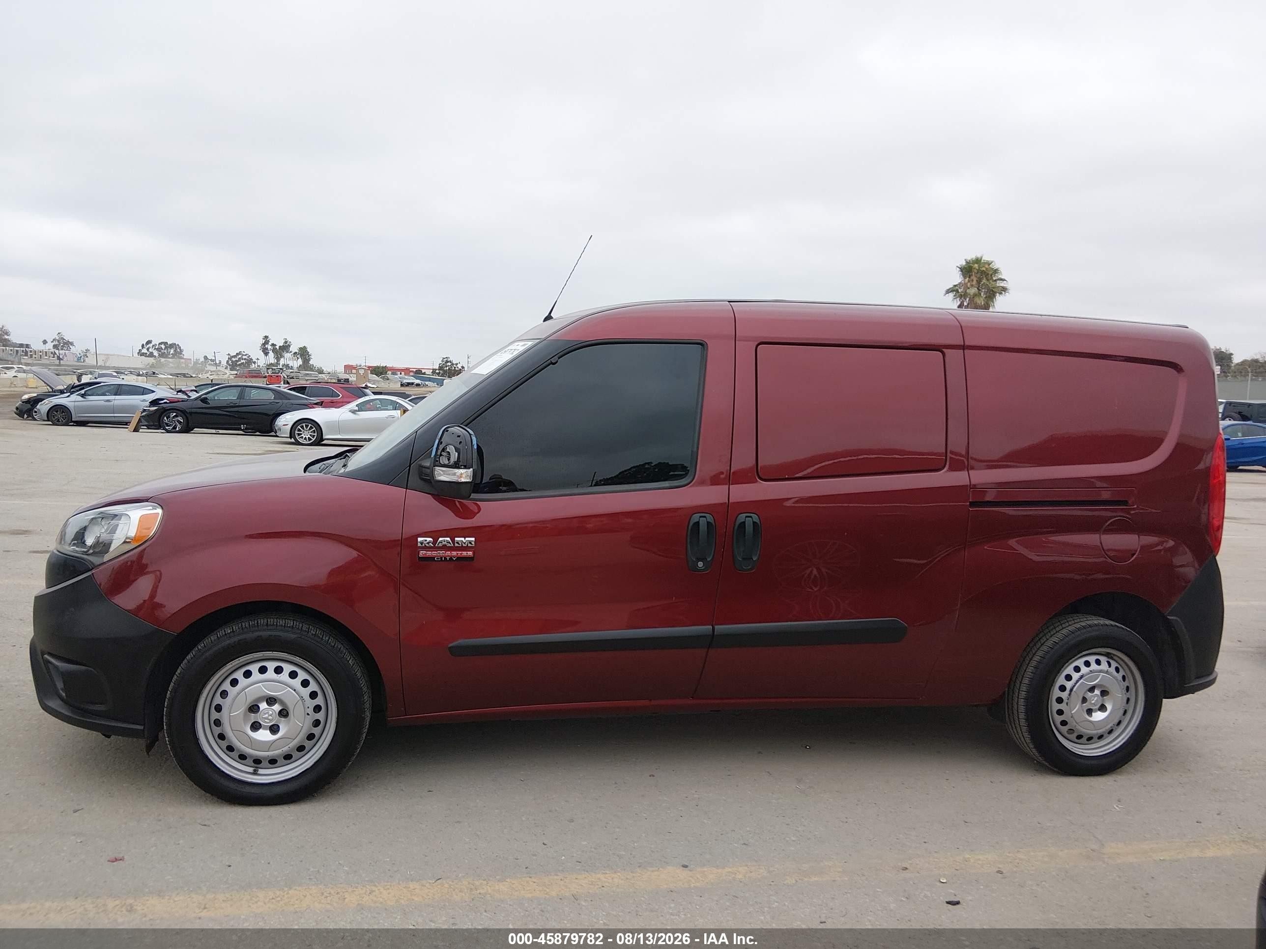 2018 Ram Promaster City Tradesman Бордовый vin: ZFBERFAB0J6J77258