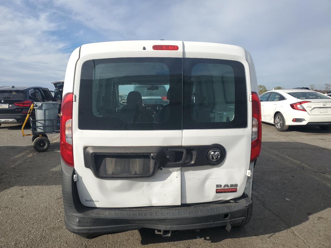 2018 Ram Promaster City White vin: ZFBERFAB1J6K08355