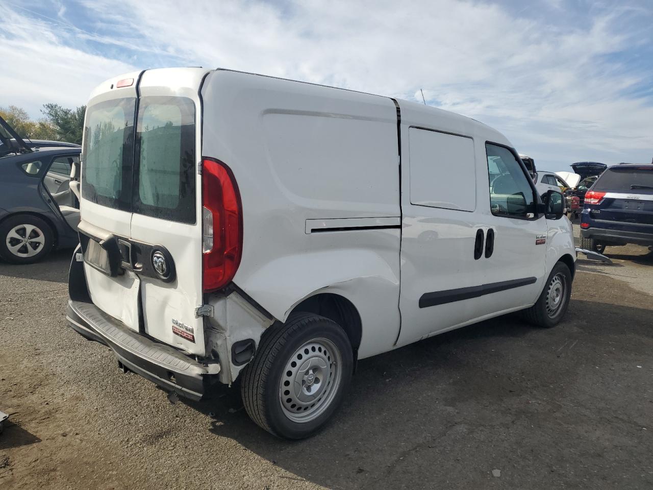 2018 Ram Promaster City White vin: ZFBERFAB1J6K08355