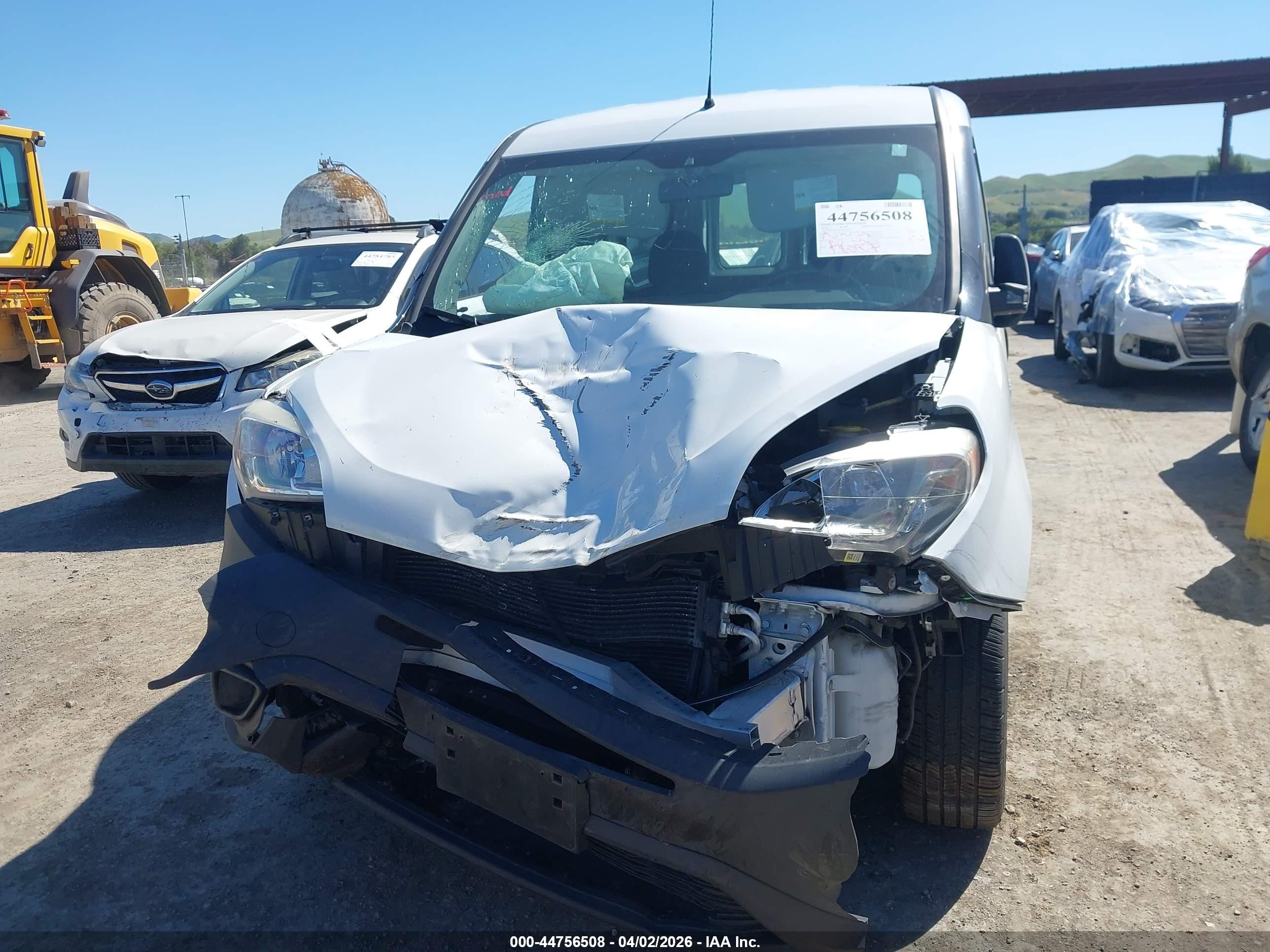 2017 Ram Promaster City Tradesman White vin: ZFBERFAB5H6D26065