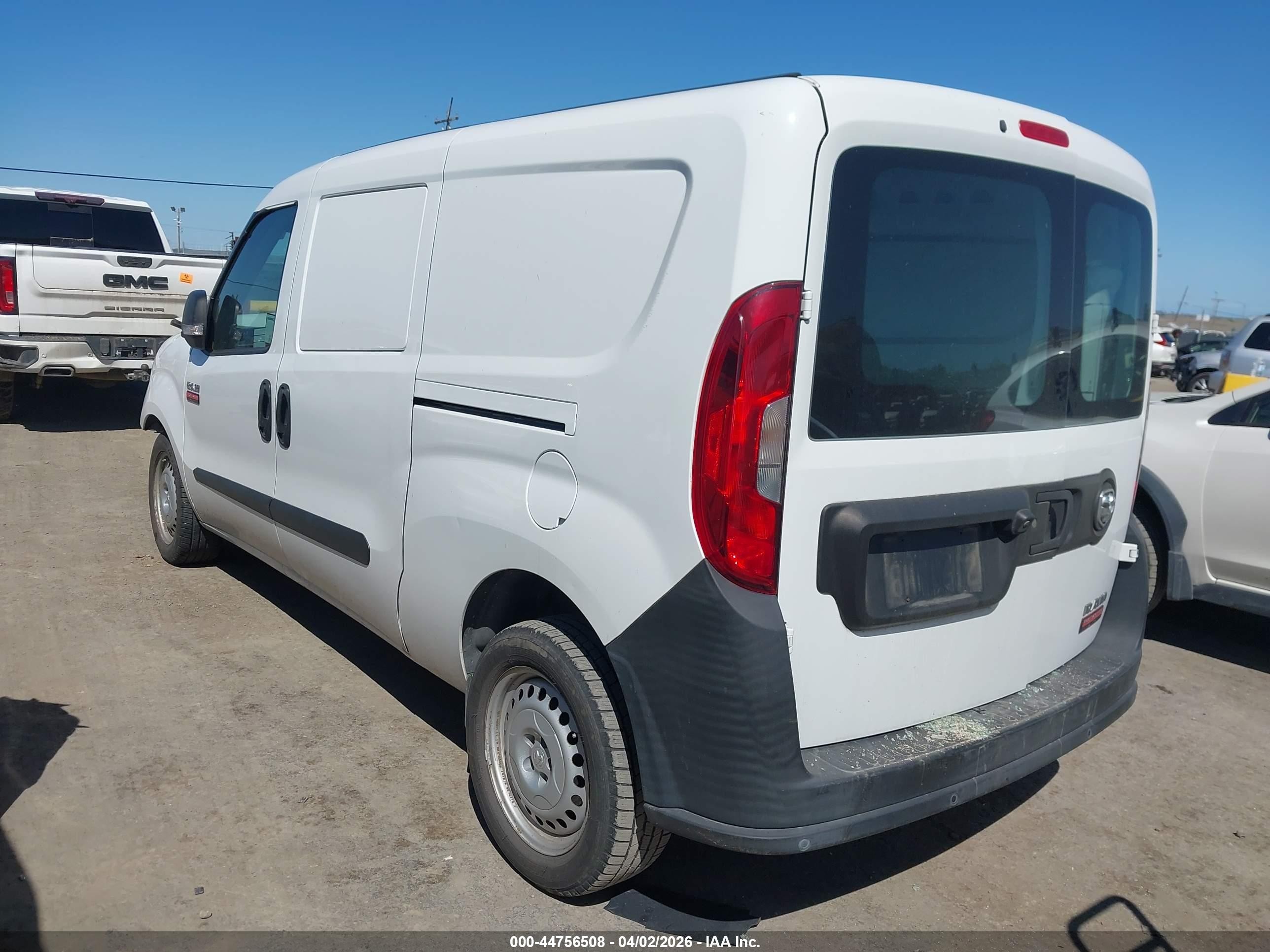 2017 Ram Promaster City Tradesman White vin: ZFBERFAB5H6D26065