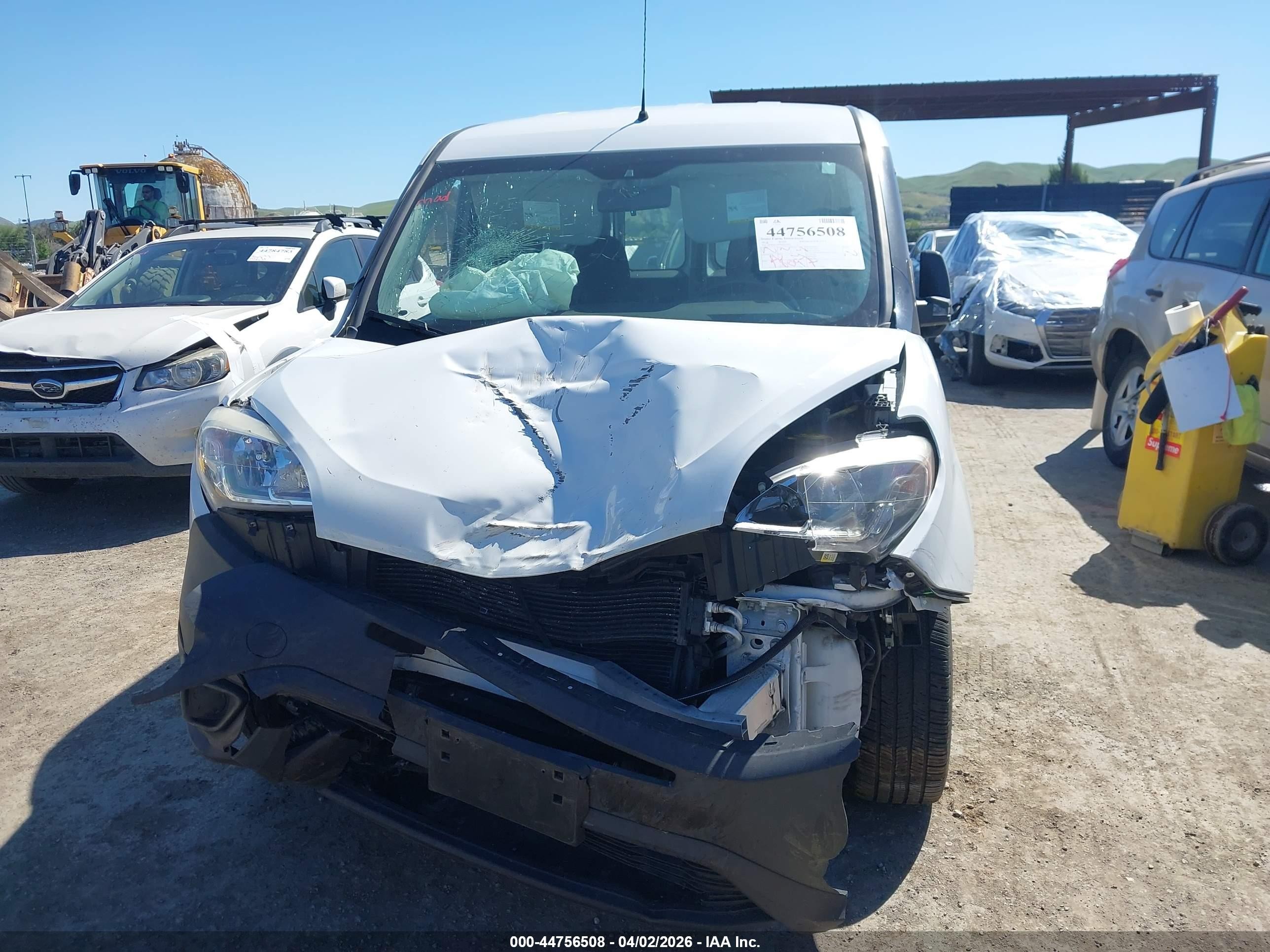 2017 Ram Promaster City Tradesman White vin: ZFBERFAB5H6D26065