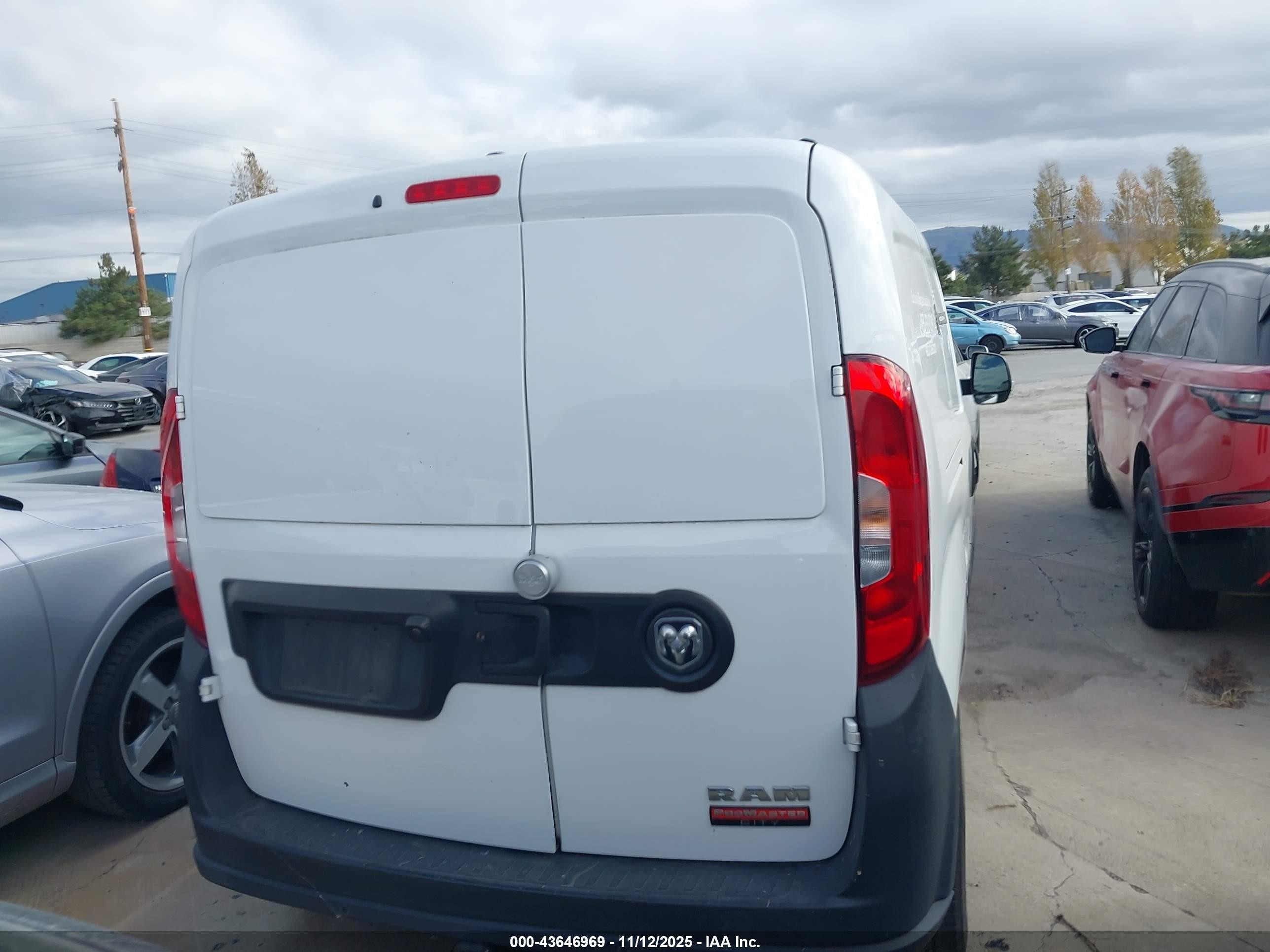 2018 Ram Promaster City Tradesman White vin: ZFBERFAB5J6L61384