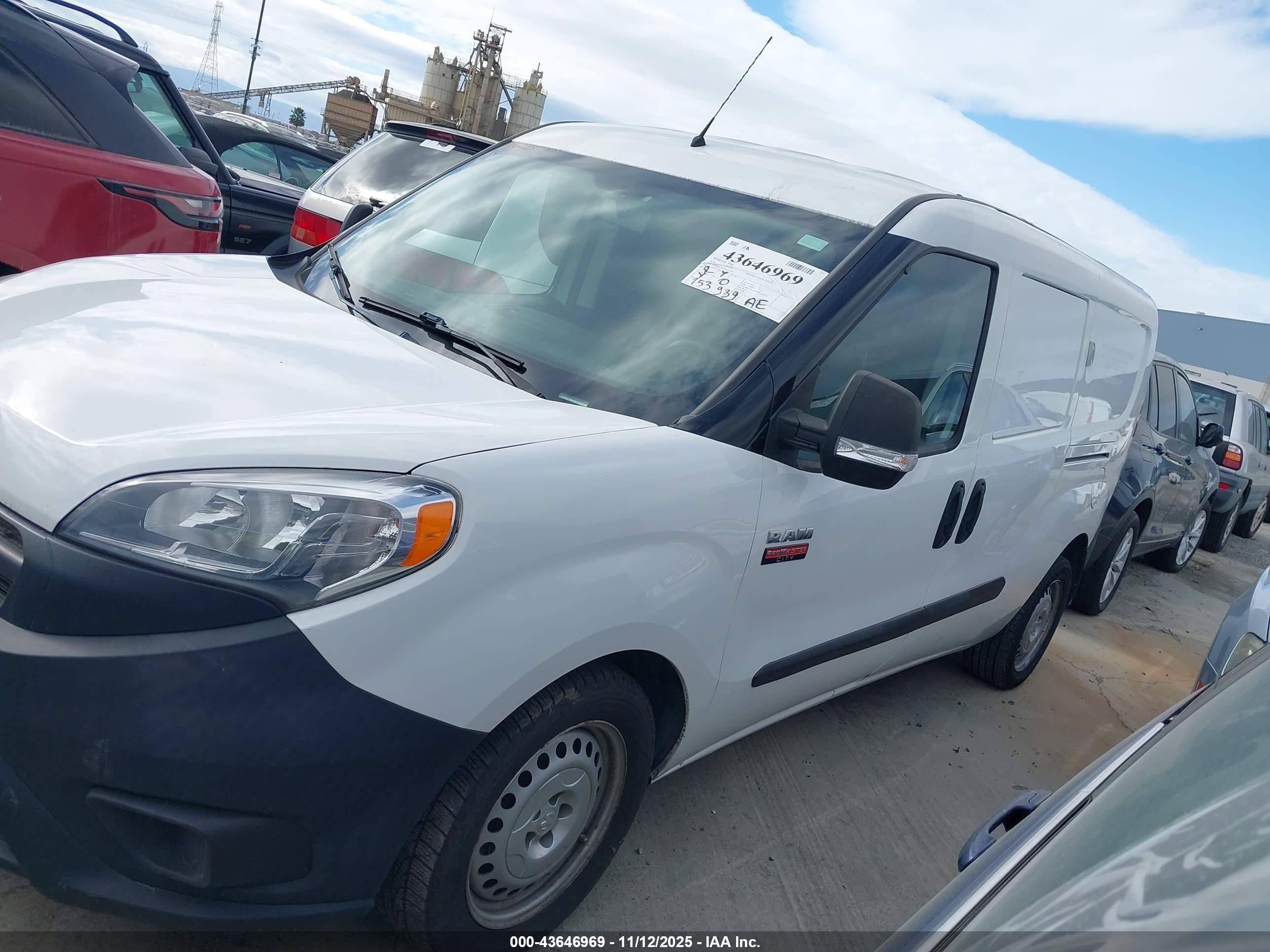 2018 Ram Promaster City Tradesman White vin: ZFBERFAB5J6L61384