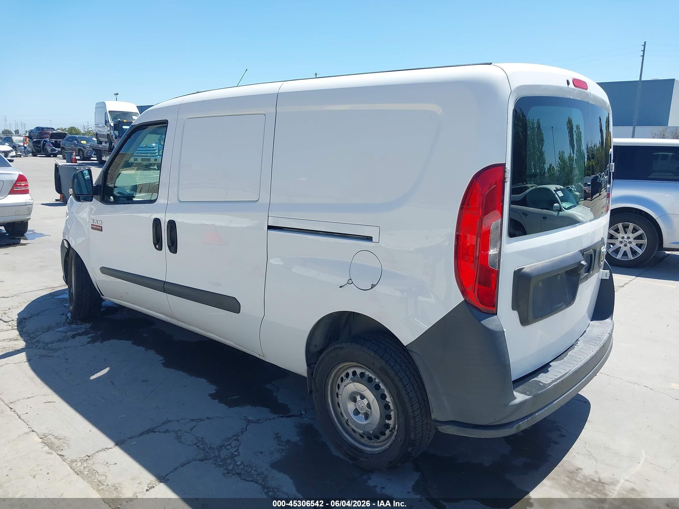2017 Ram Promaster City Tradesman White vin: ZFBERFAB6H6E17779