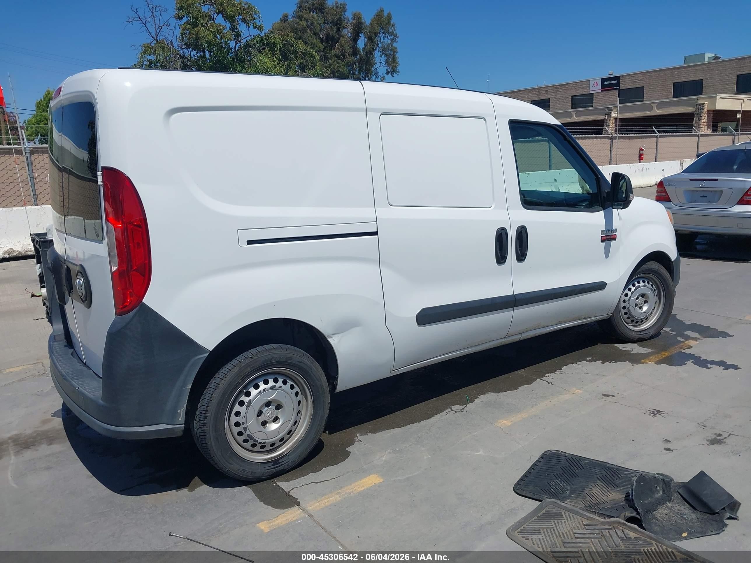 2017 Ram Promaster City Tradesman White vin: ZFBERFAB6H6E17779