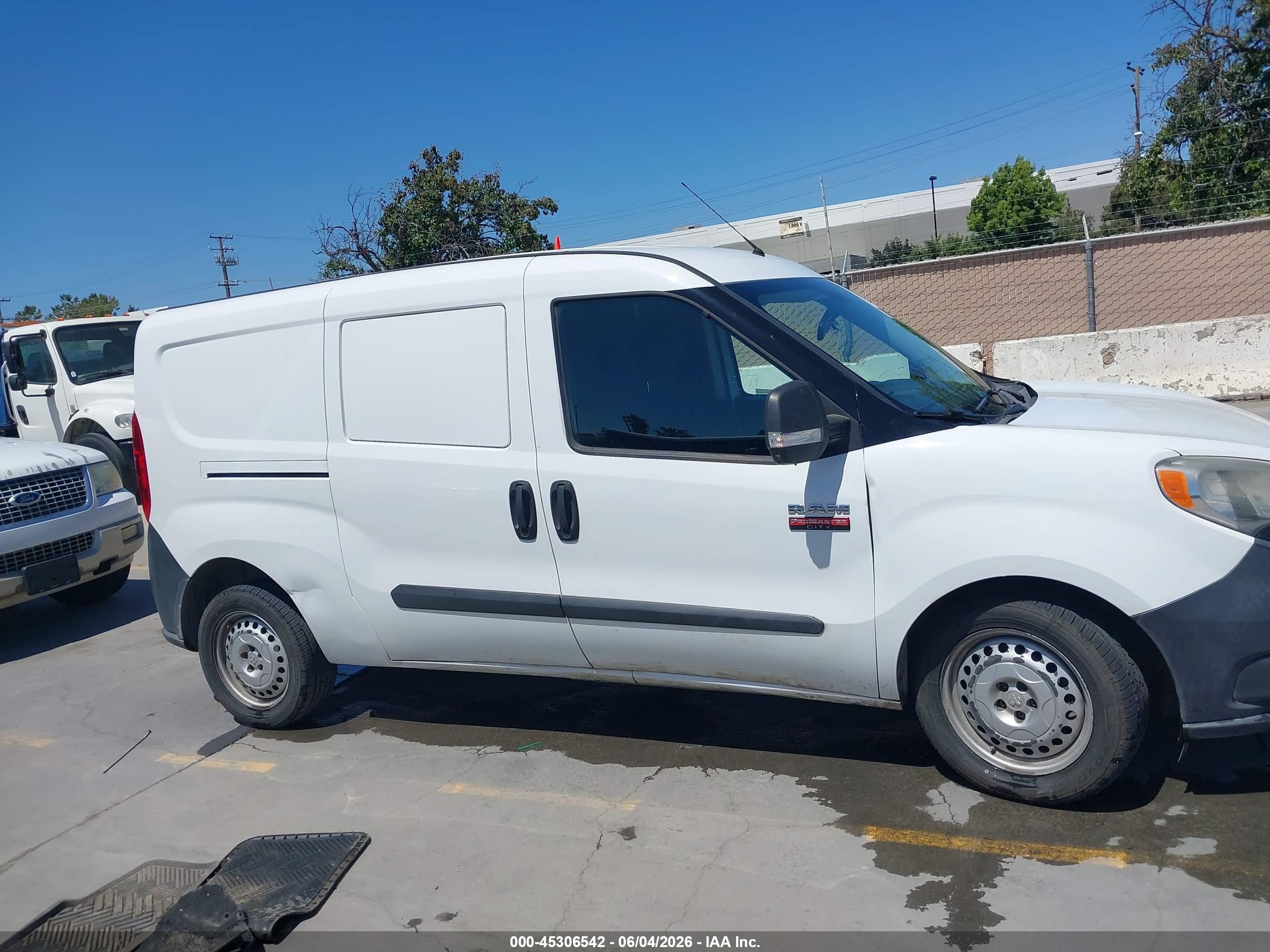 2017 Ram Promaster City Tradesman White vin: ZFBERFAB6H6E17779