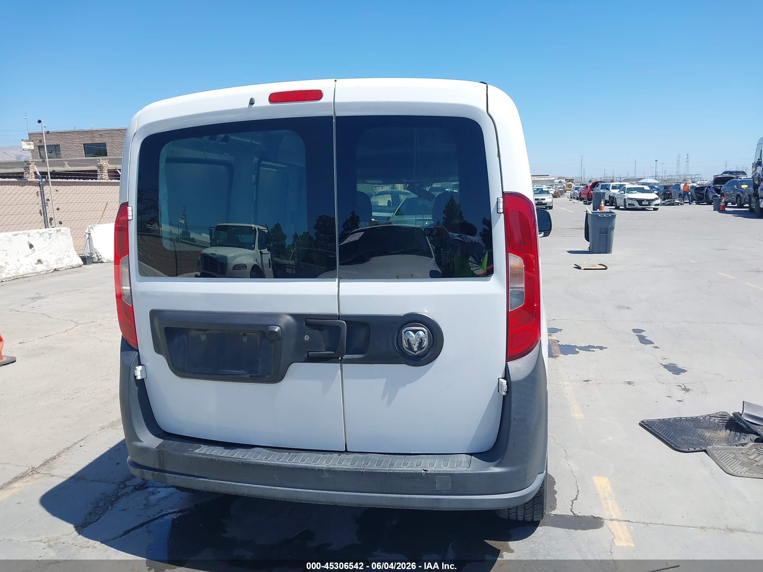 2017 Ram Promaster City Tradesman White vin: ZFBERFAB6H6E17779