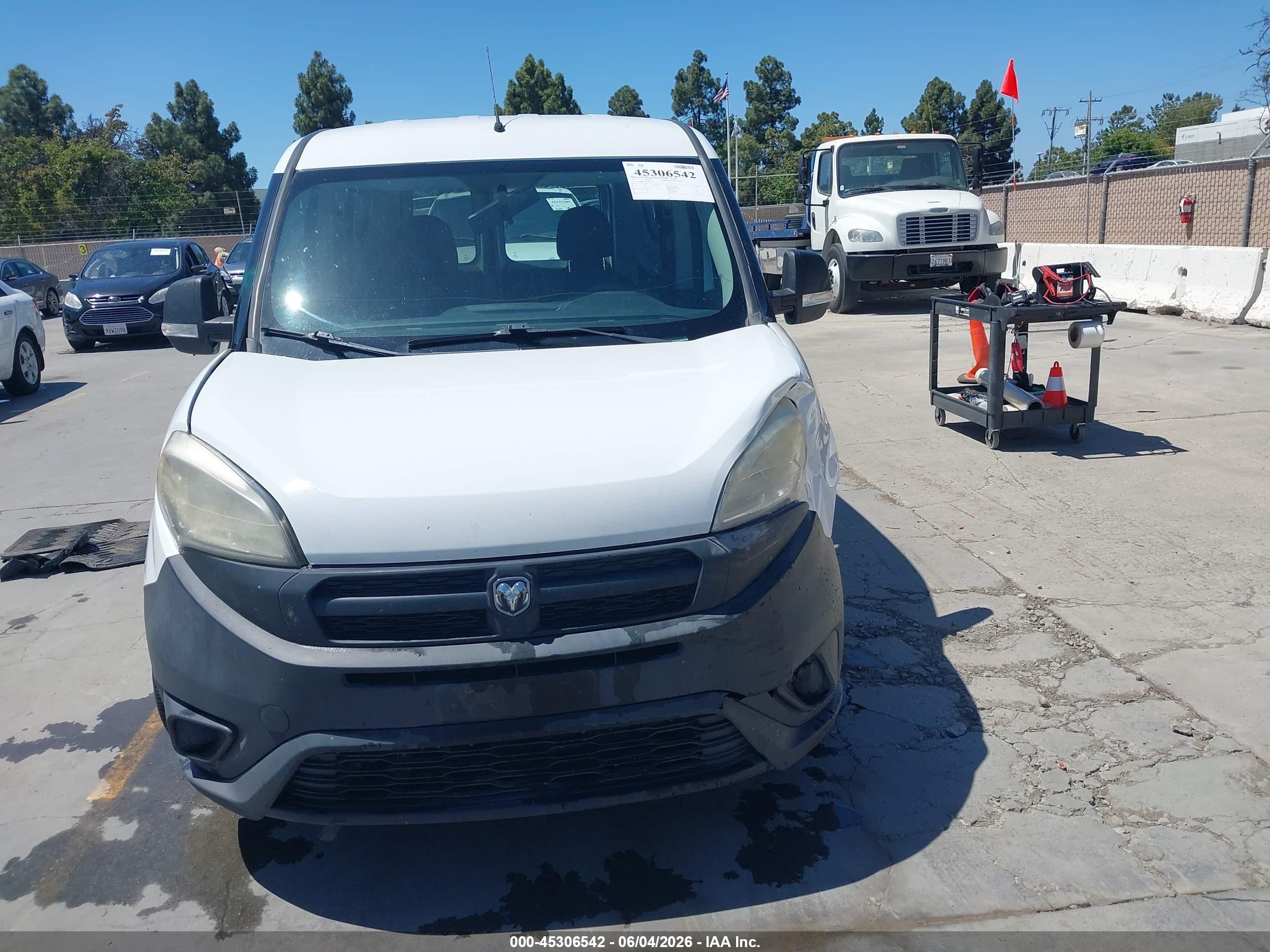 2017 Ram Promaster City Tradesman White vin: ZFBERFAB6H6E17779