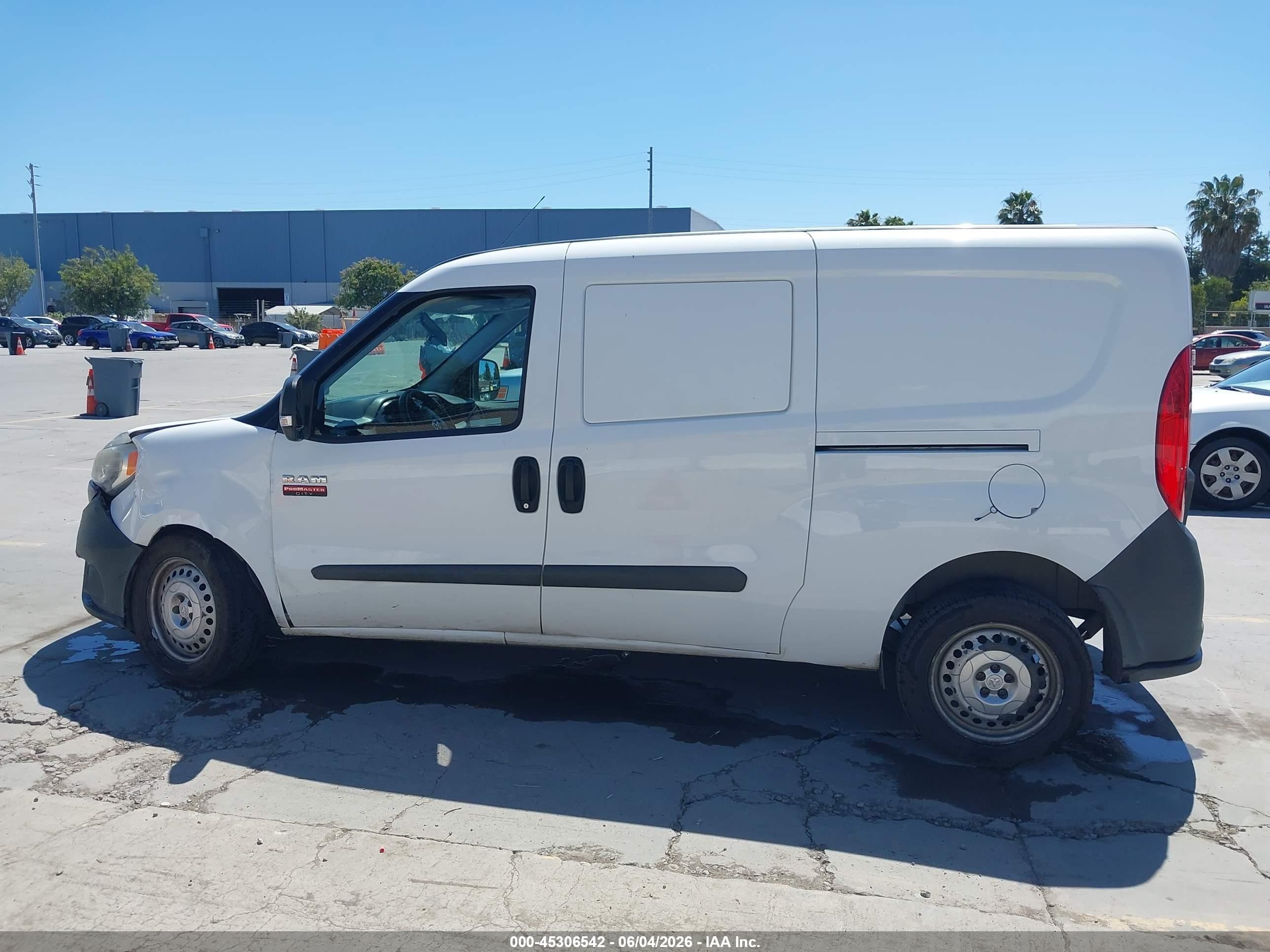 2017 Ram Promaster City Tradesman White vin: ZFBERFAB6H6E17779