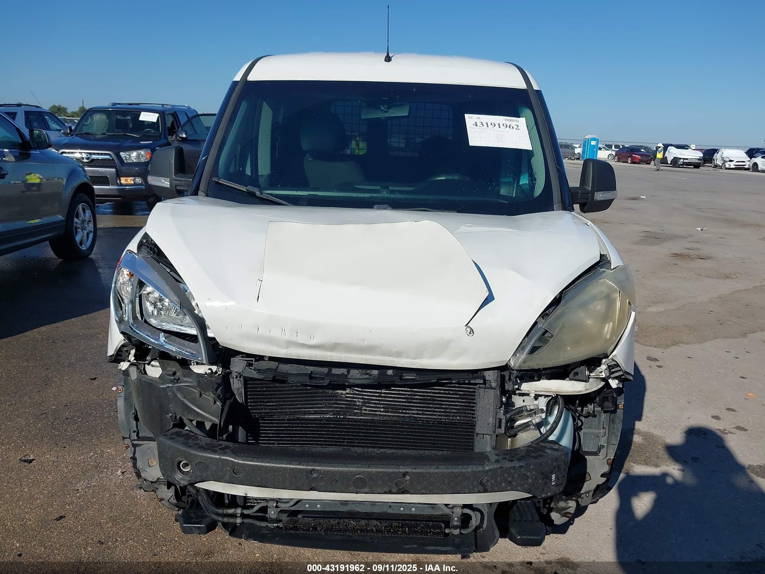 2017 Ram Promaster City Tradesman White vin: ZFBERFAB6H6G58712