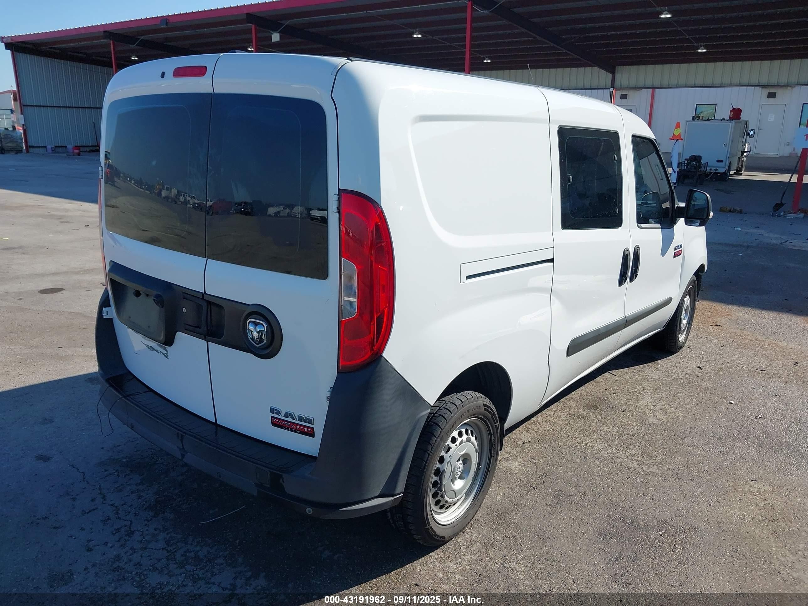 2017 Ram Promaster City Tradesman White vin: ZFBERFAB6H6G58712