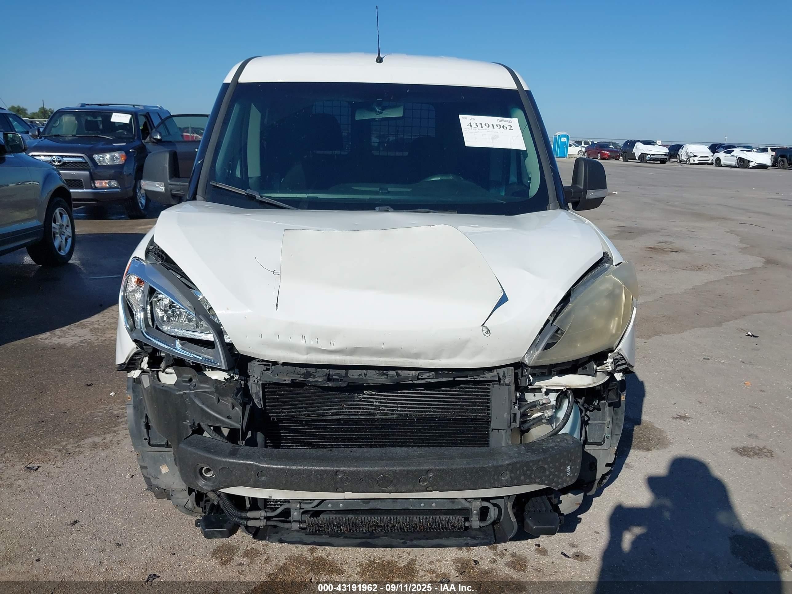 2017 Ram Promaster City Tradesman White vin: ZFBERFAB6H6G58712