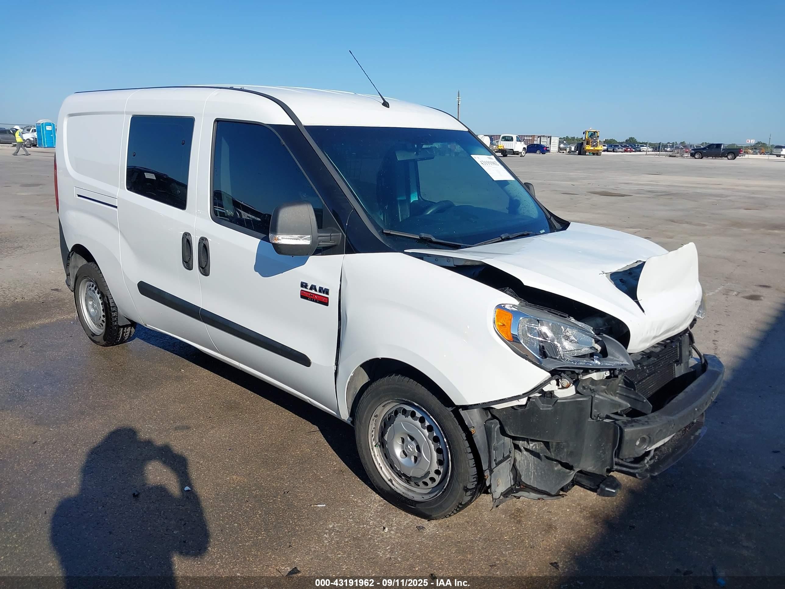 2017 Ram Promaster City Tradesman White vin: ZFBERFAB6H6G58712