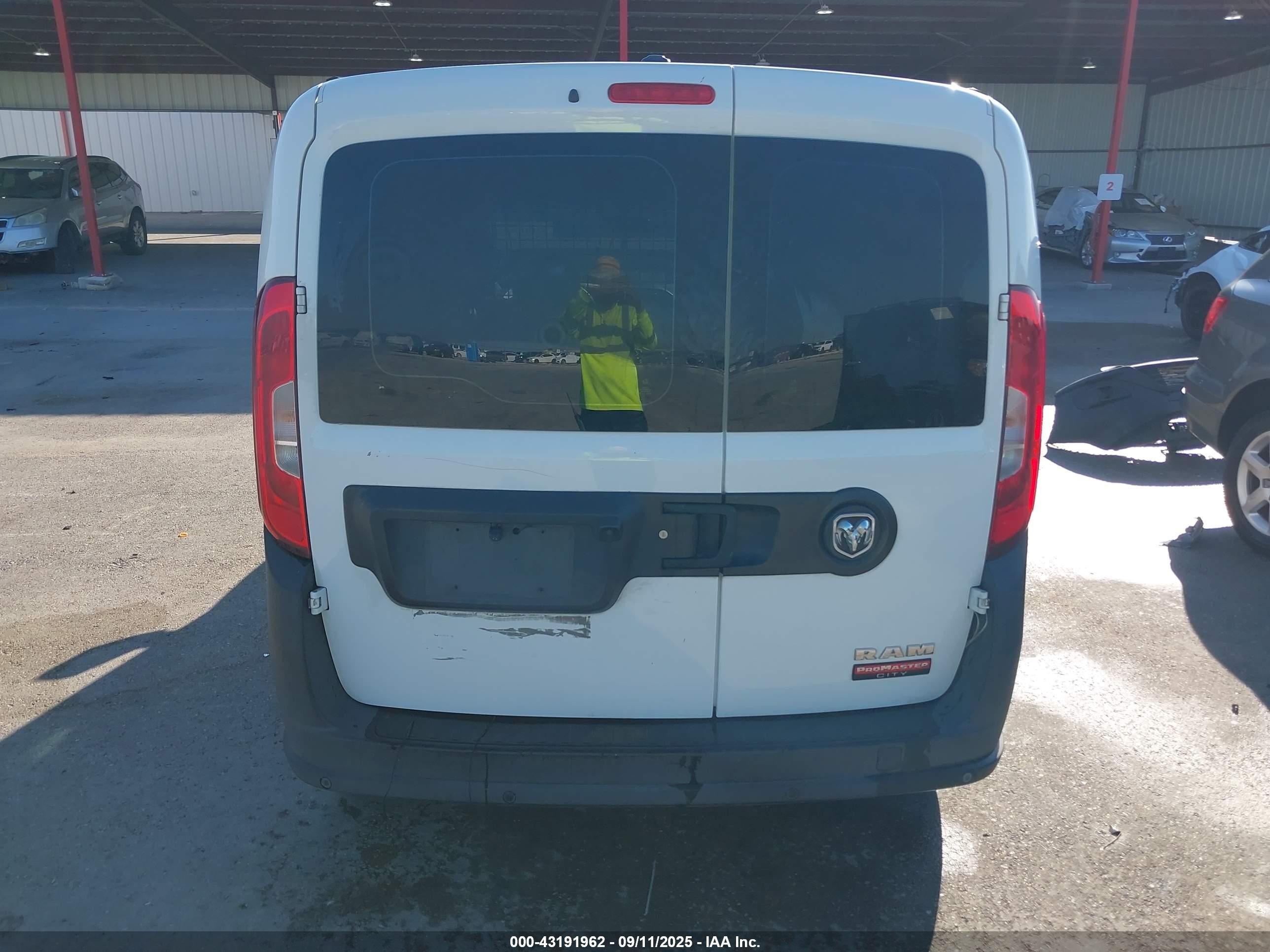 2017 Ram Promaster City Tradesman White vin: ZFBERFAB6H6G58712