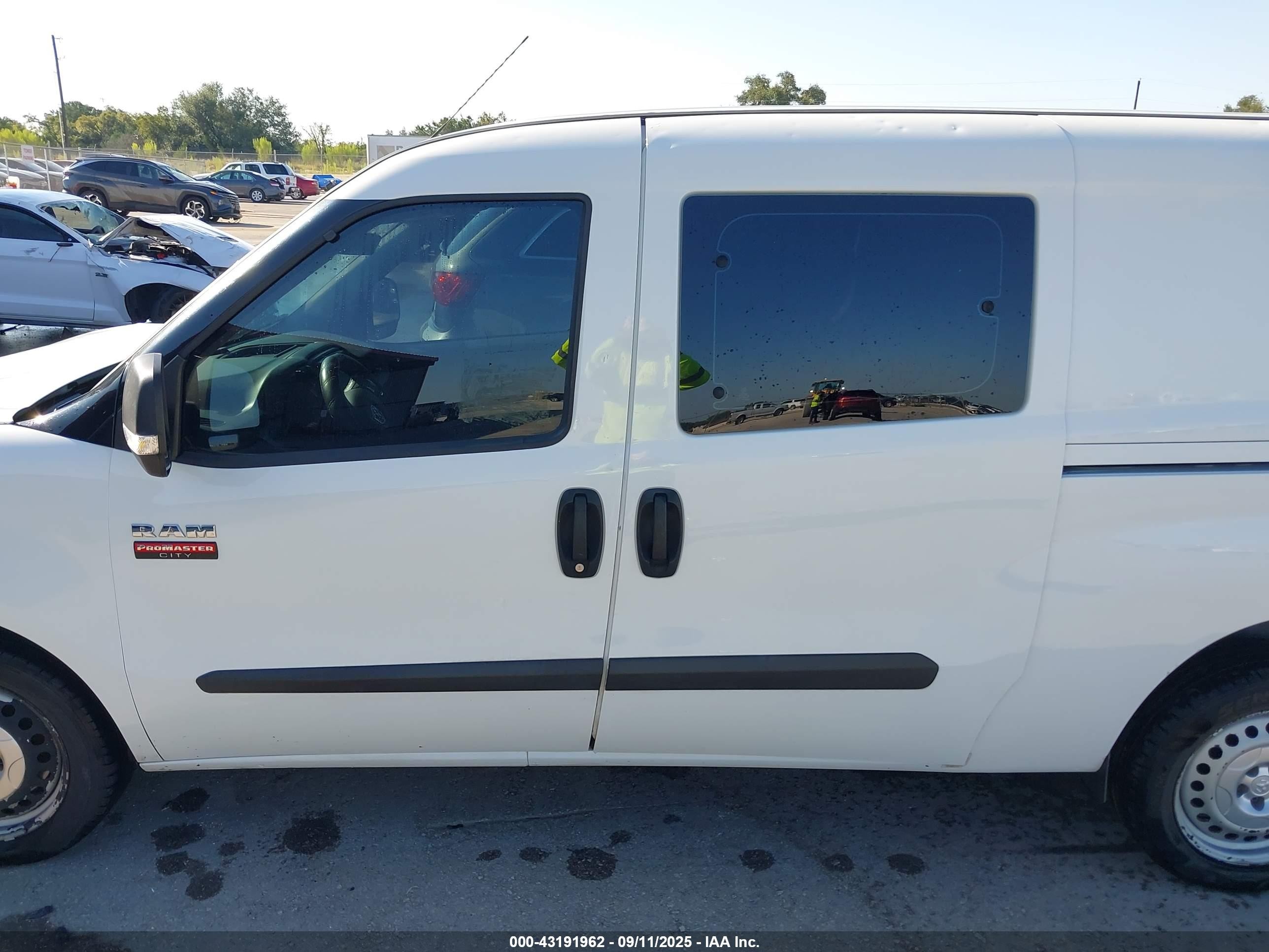 2017 Ram Promaster City Tradesman White vin: ZFBERFAB6H6G58712