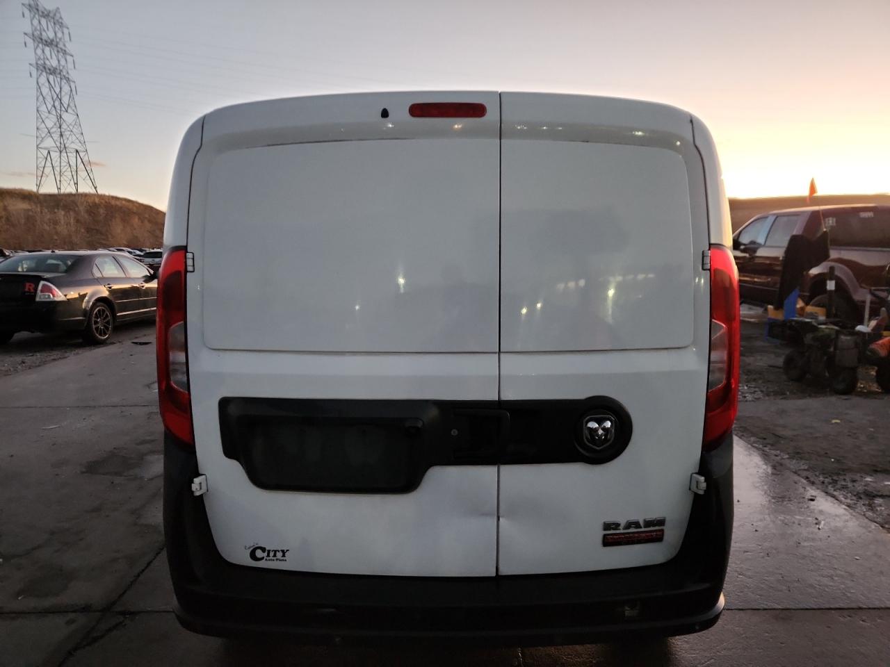 2018 Ram Promaster City White vin: ZFBERFAB7J6L39001