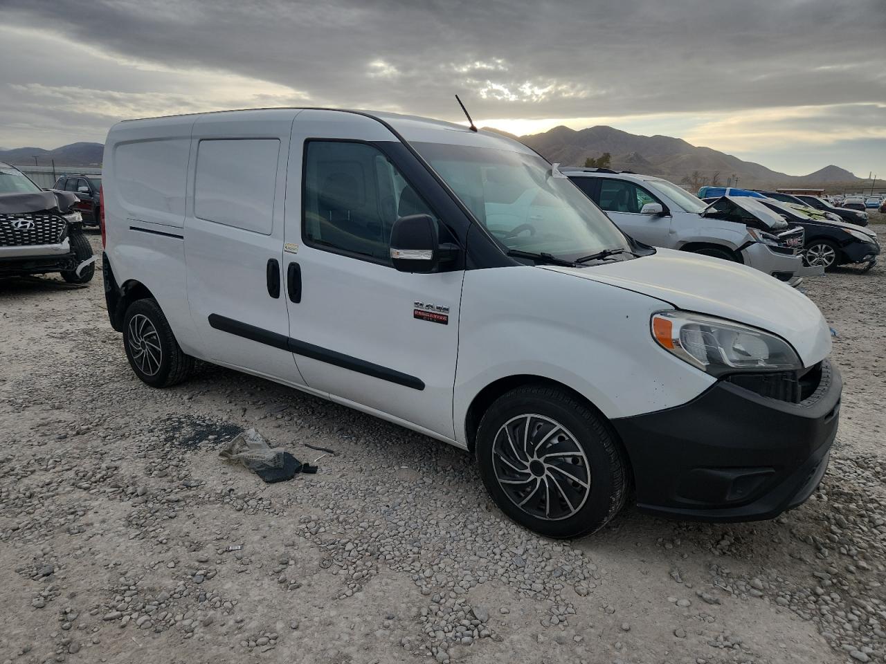 2018 Ram Promaster City White vin: ZFBERFAB9J6L66894